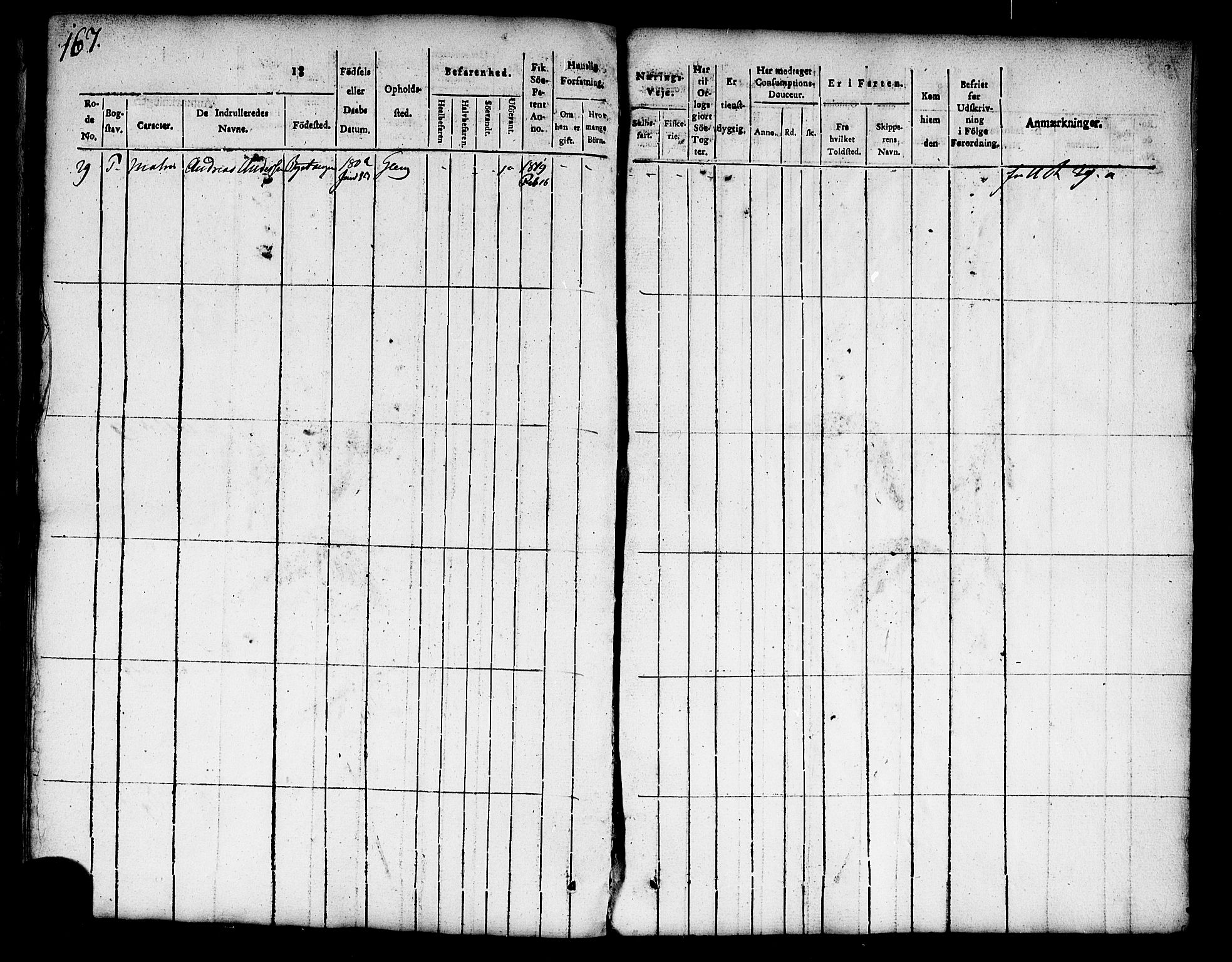 Fredrikstad mønstringskontor, AV/SAO-A-10569b/F/Fb/L0001: Rulle, 1805, p. 83