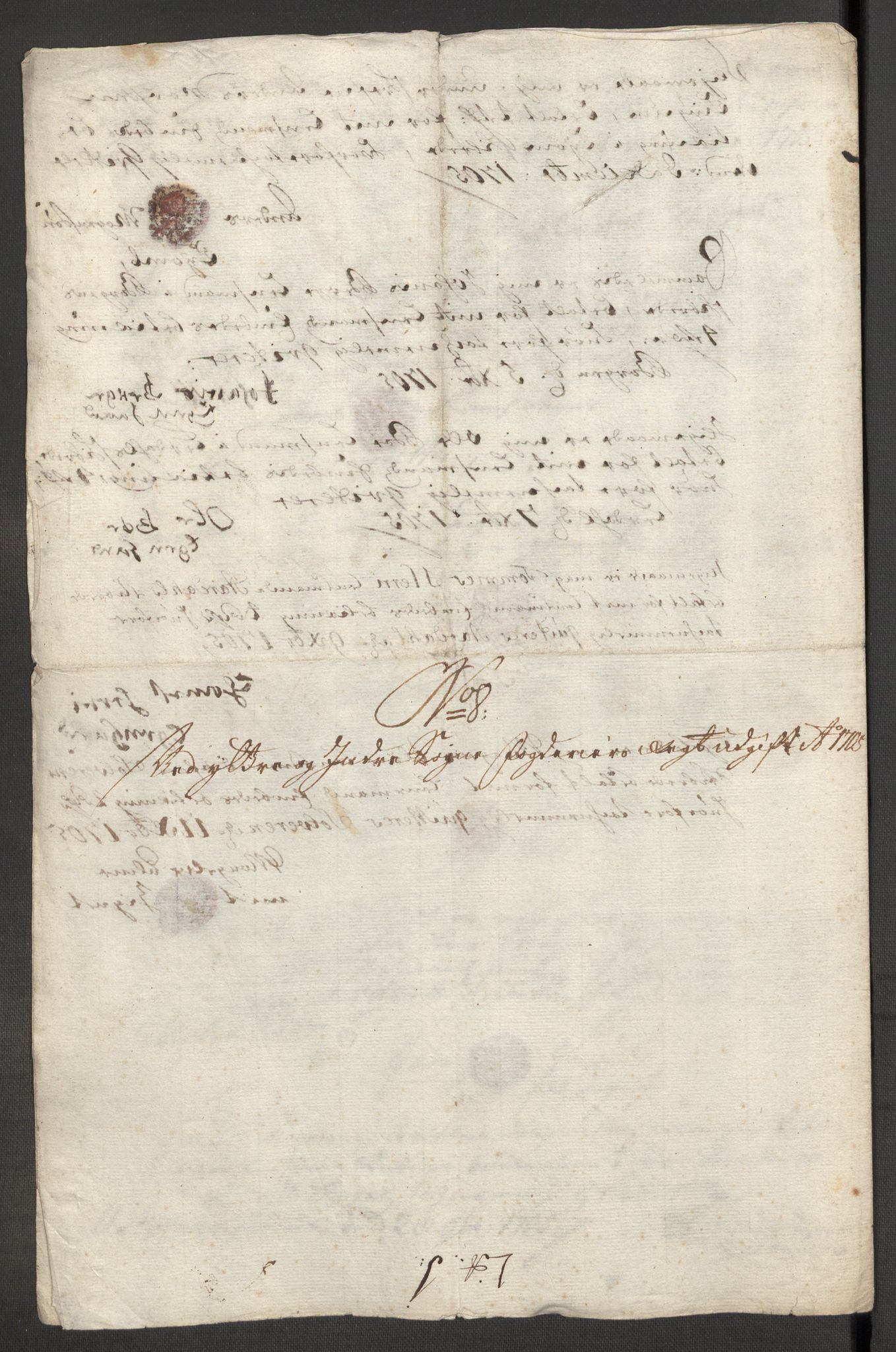 Rentekammeret inntil 1814, Reviderte regnskaper, Fogderegnskap, AV/RA-EA-4092/R52/L3314: Fogderegnskap Sogn, 1705-1707, p. 165