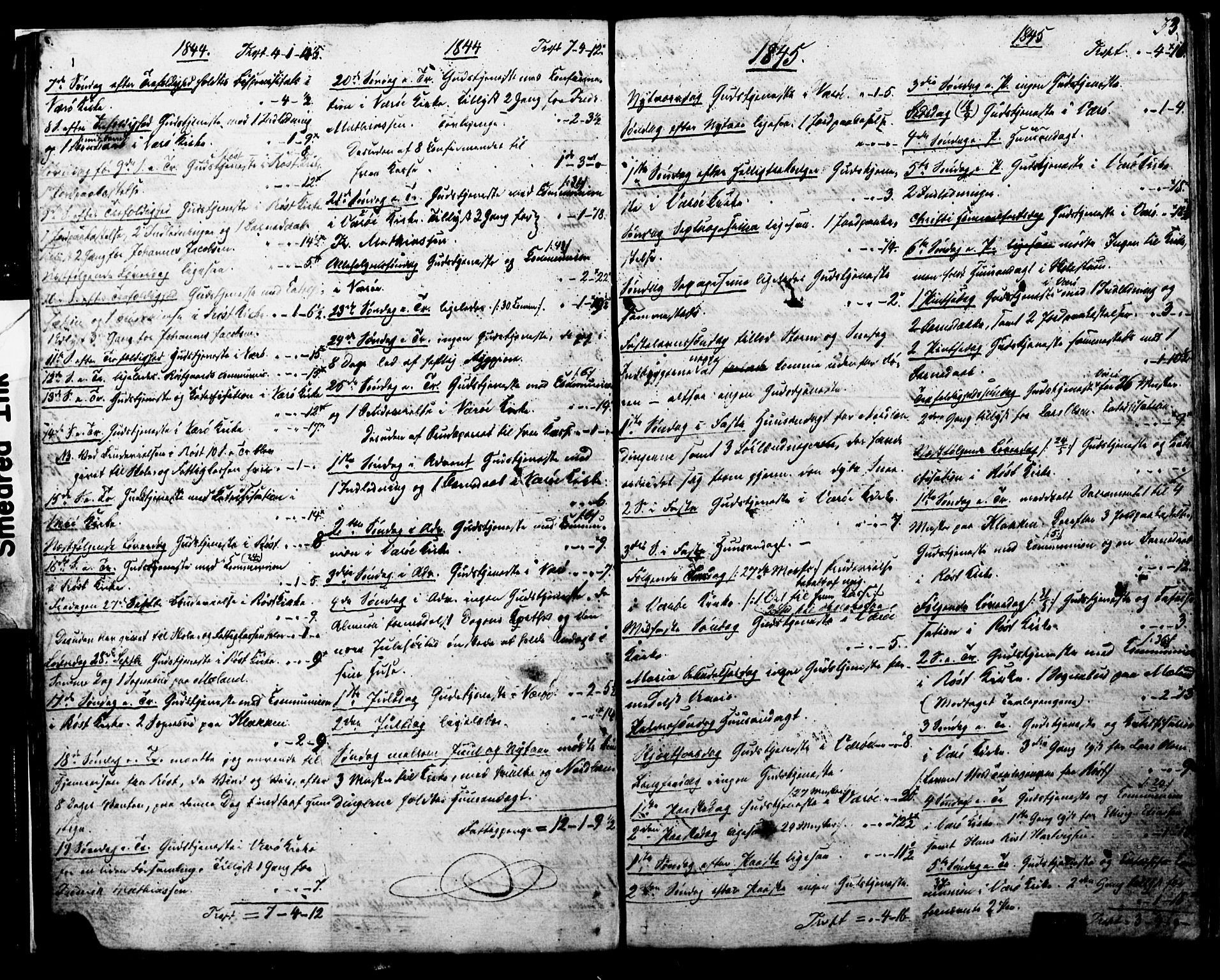 Ministerialprotokoller, klokkerbøker og fødselsregistre - Nordland, SAT/A-1459/807/L0119: Parish register (official) no. 807A02, 1800-1821, p. 33