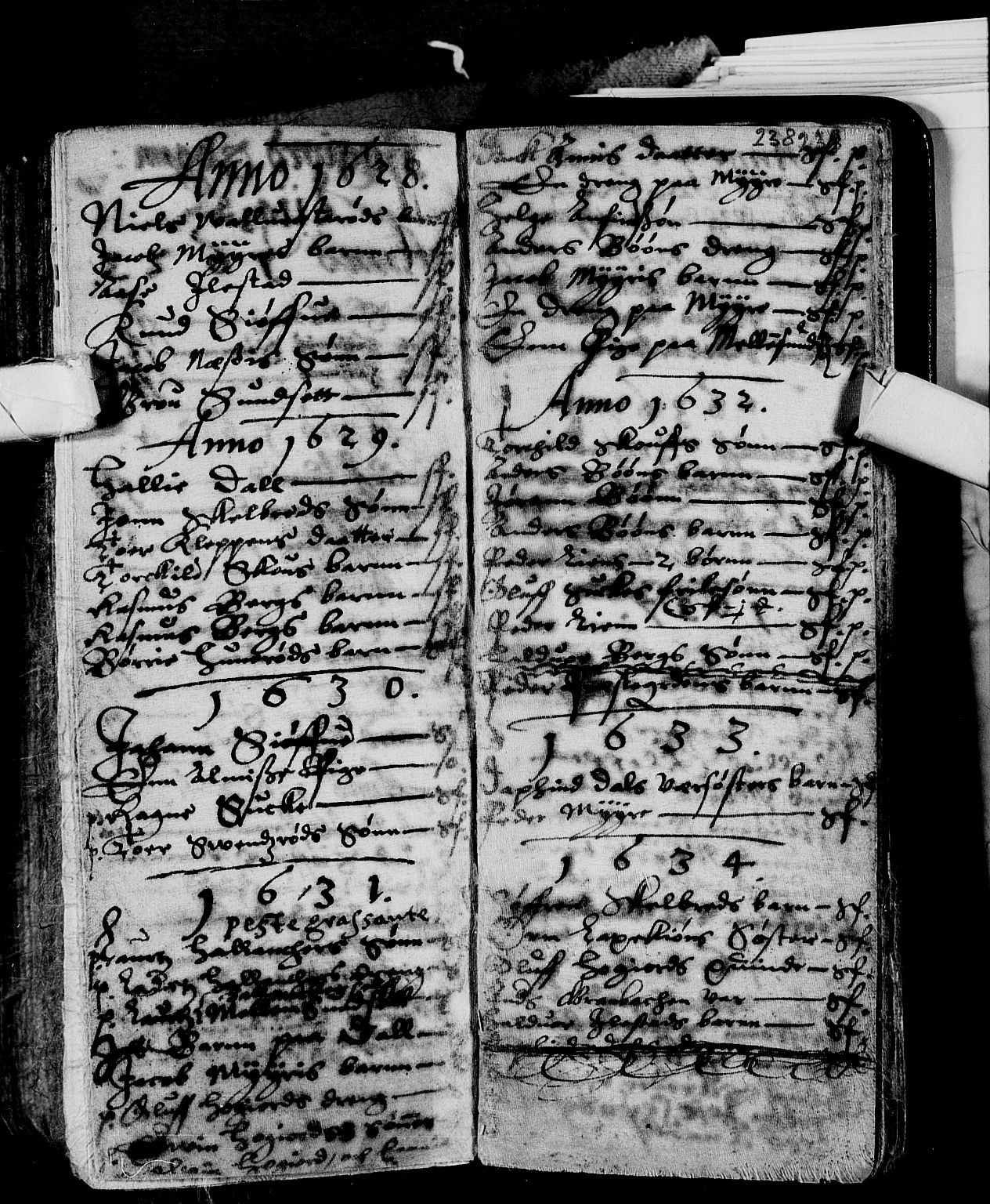 Andebu kirkebøker, AV/SAKO-A-336/F/Fa/L0001: Parish register (official) no. 1 /3, 1623-1738, p. 238