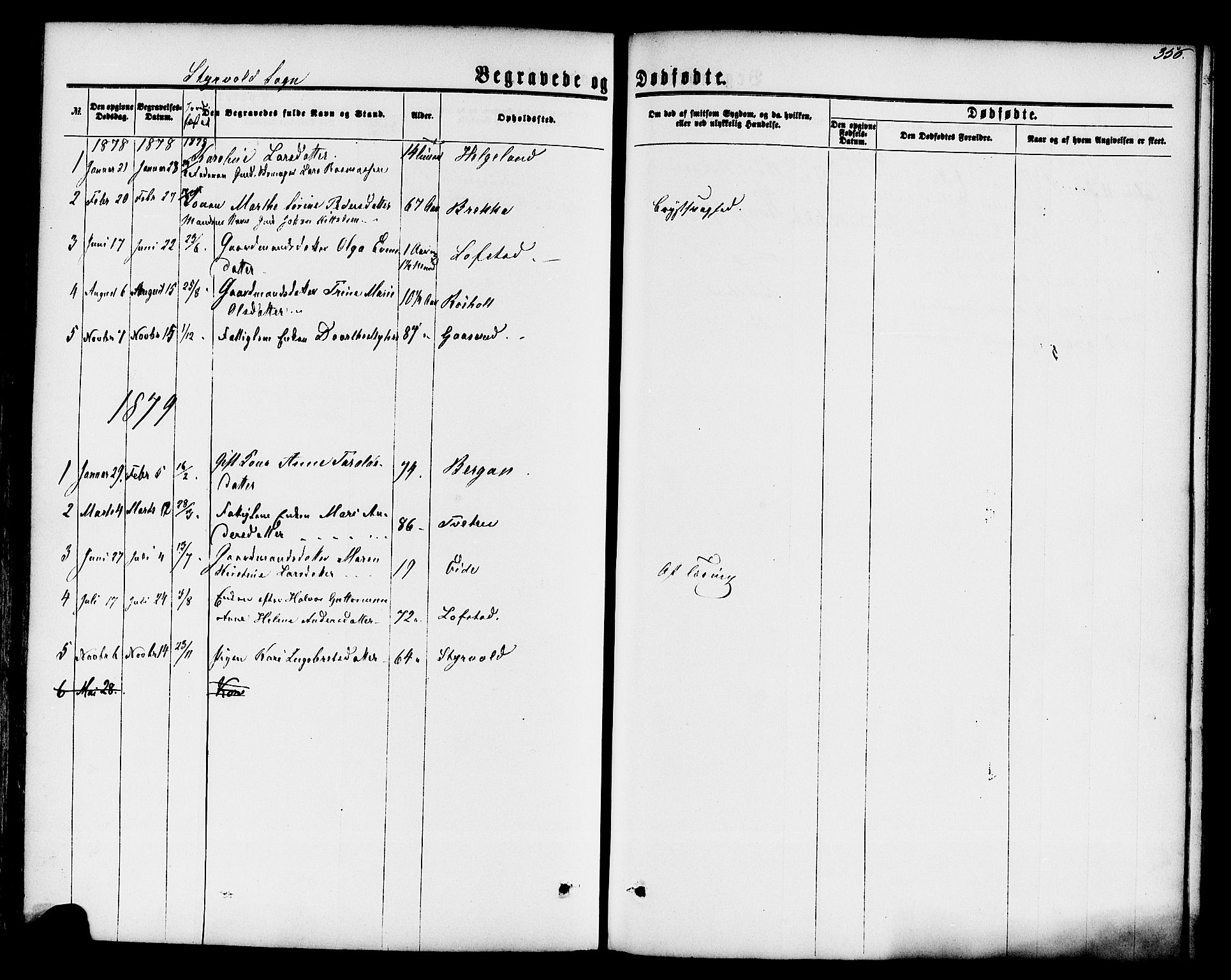 Lardal kirkebøker, AV/SAKO-A-350/F/Fa/L0007: Parish register (official) no. I 7, 1861-1880, p. 356