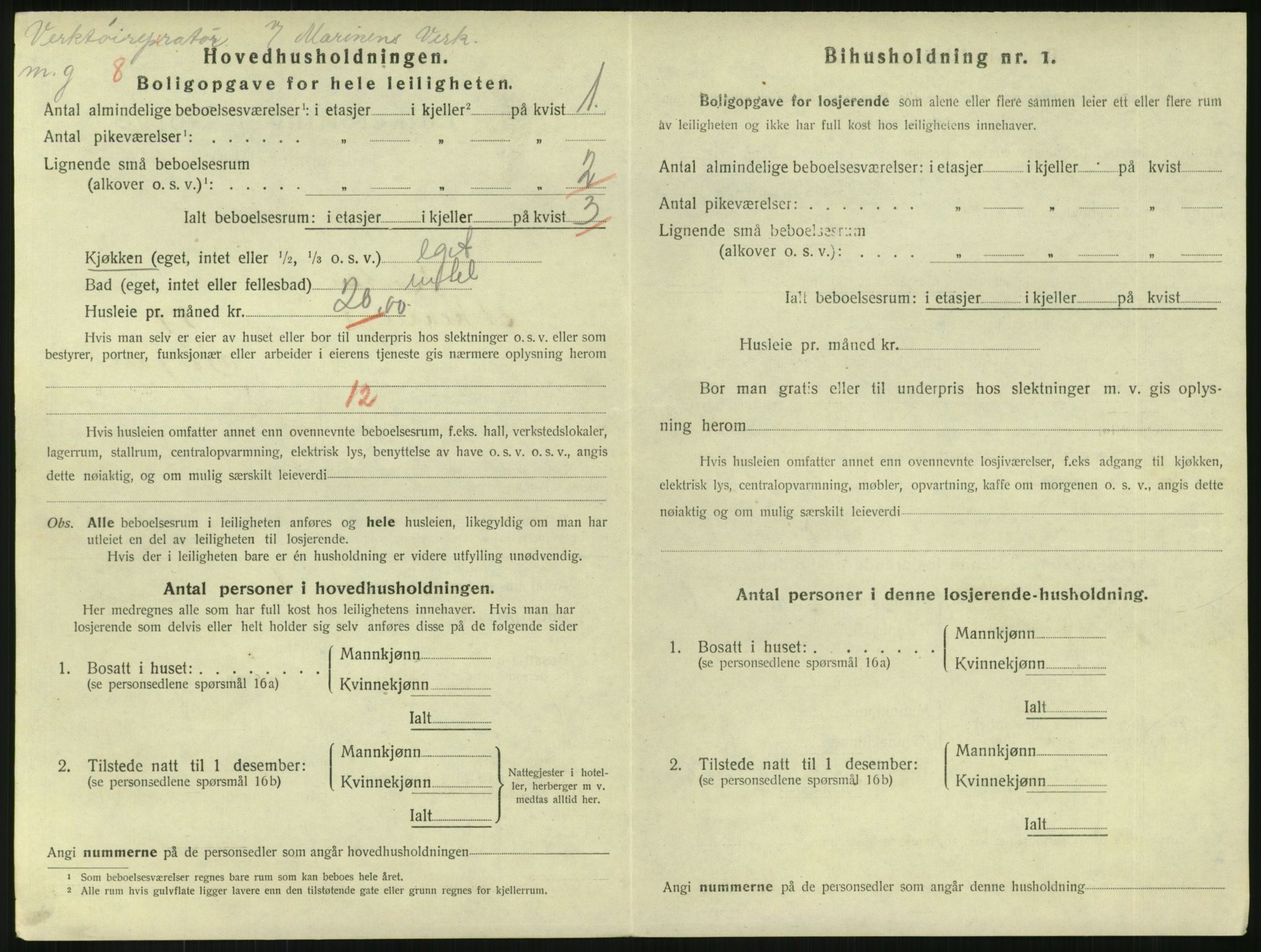 SAKO, 1920 census for Horten, 1920, p. 4040
