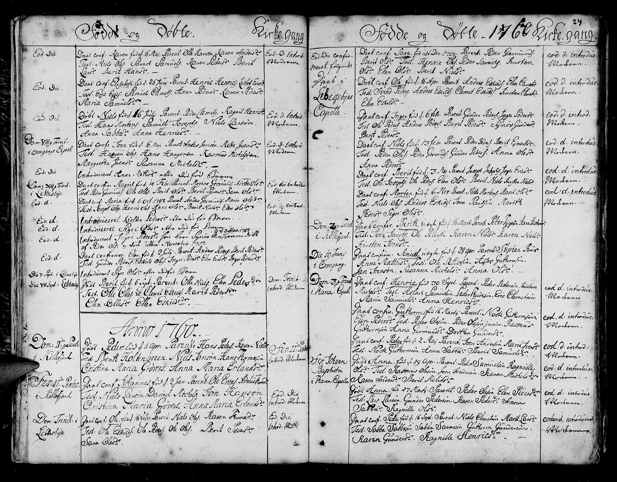 Lebesby sokneprestkontor, SATØ/S-1353/H/Ha/L0001kirke: Parish register (official) no. 1, 1751-1816, p. 24