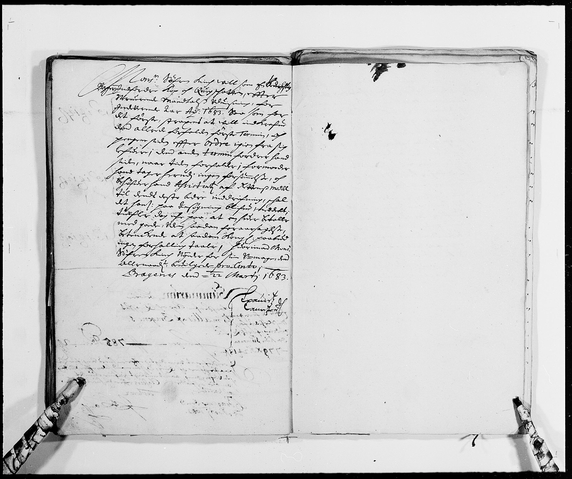 Rentekammeret inntil 1814, Reviderte regnskaper, Byregnskaper, RA/EA-4066/R/Re/L0059: [E4] Kontribusjonsregnskap (med Bragernes og Strømsø), 1680-1684, p. 160