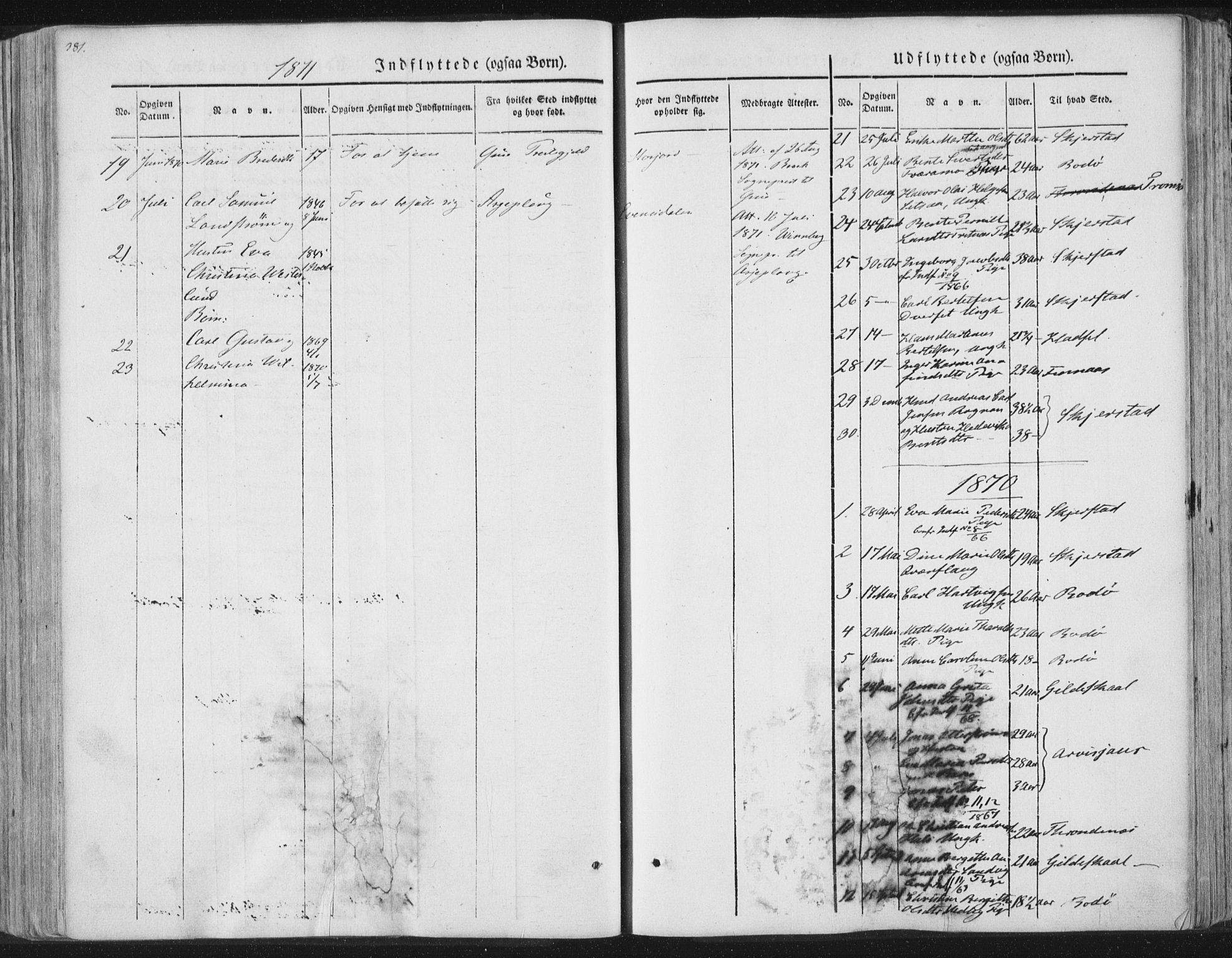 Ministerialprotokoller, klokkerbøker og fødselsregistre - Nordland, AV/SAT-A-1459/847/L0667: Parish register (official) no. 847A07, 1842-1871, p. 381