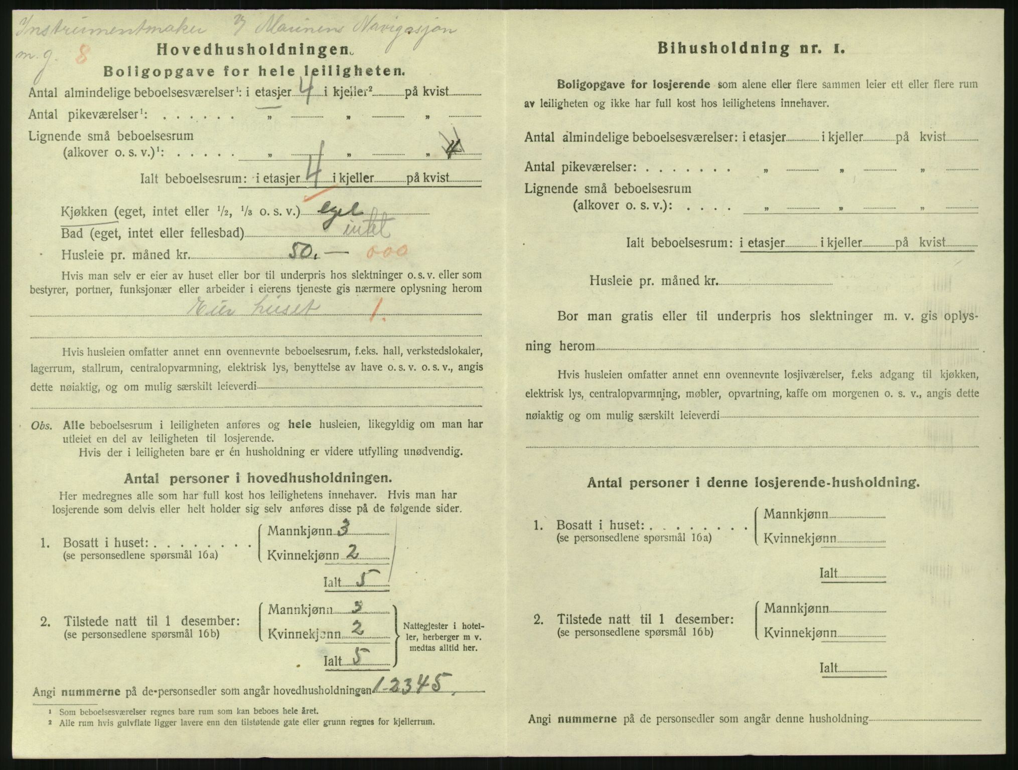 SAKO, 1920 census for Horten, 1920, p. 3562