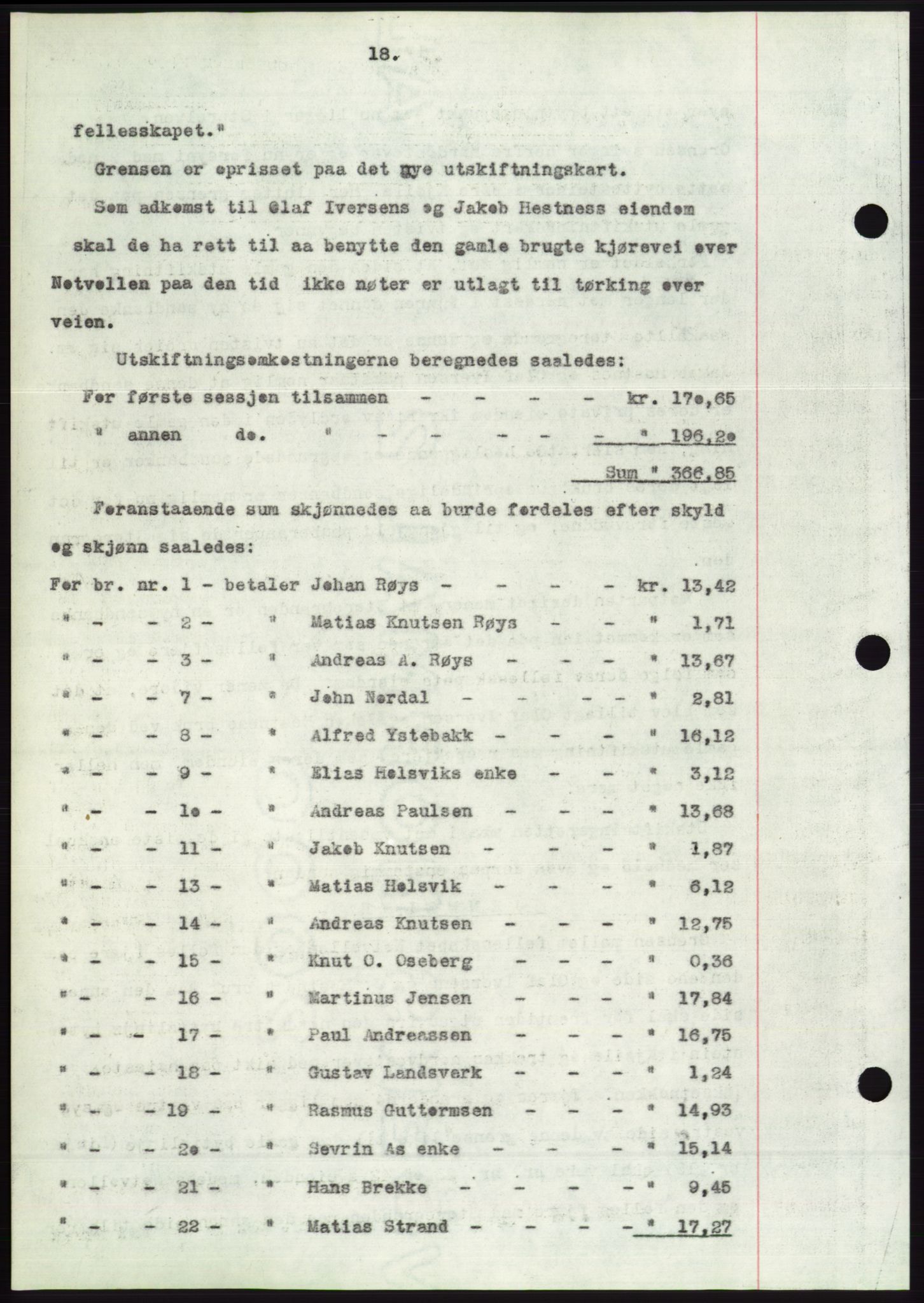 Søre Sunnmøre sorenskriveri, AV/SAT-A-4122/1/2/2C/L0062: Mortgage book no. 56, 1936-1937, Diary no: : 57/1937