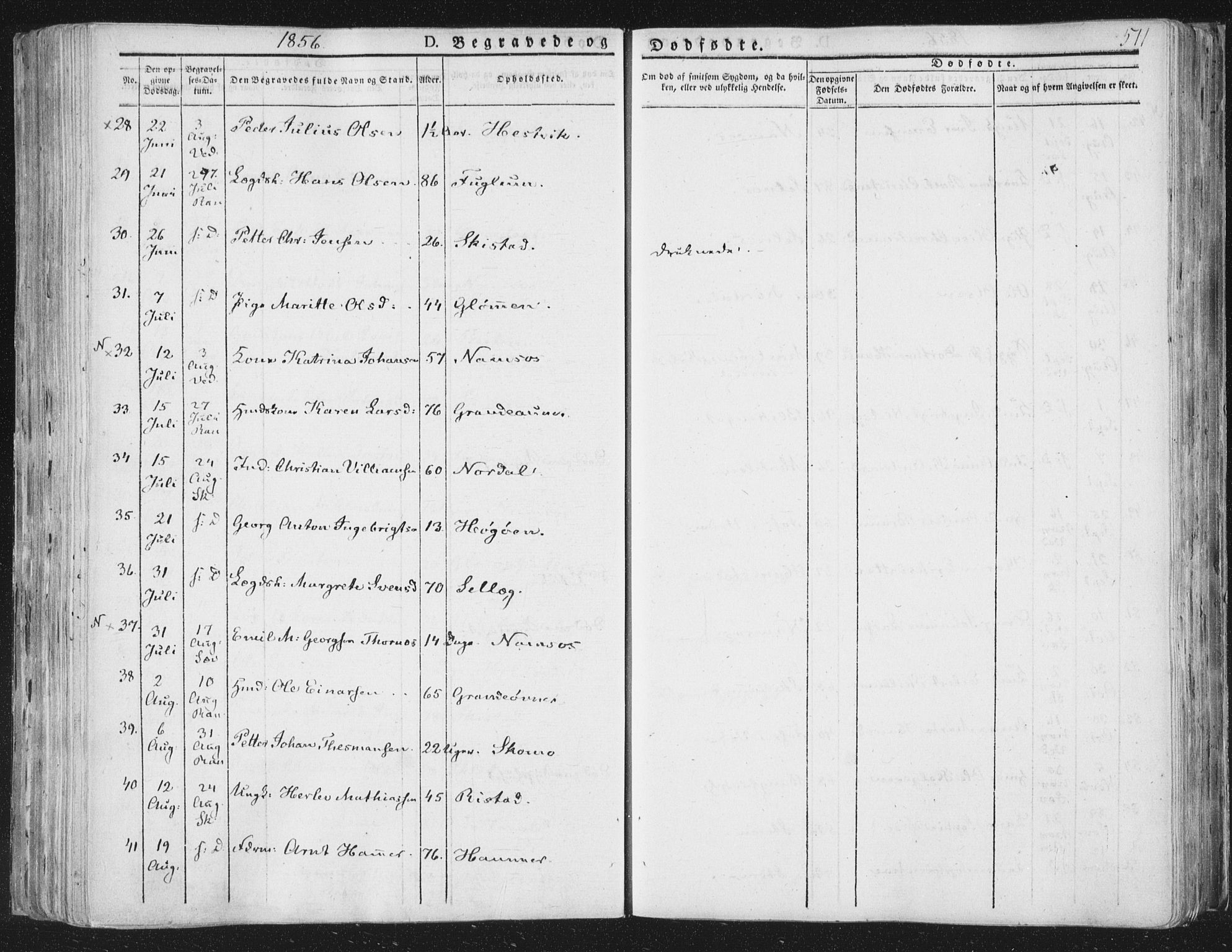 Ministerialprotokoller, klokkerbøker og fødselsregistre - Nord-Trøndelag, SAT/A-1458/764/L0552: Parish register (official) no. 764A07b, 1824-1865, p. 511