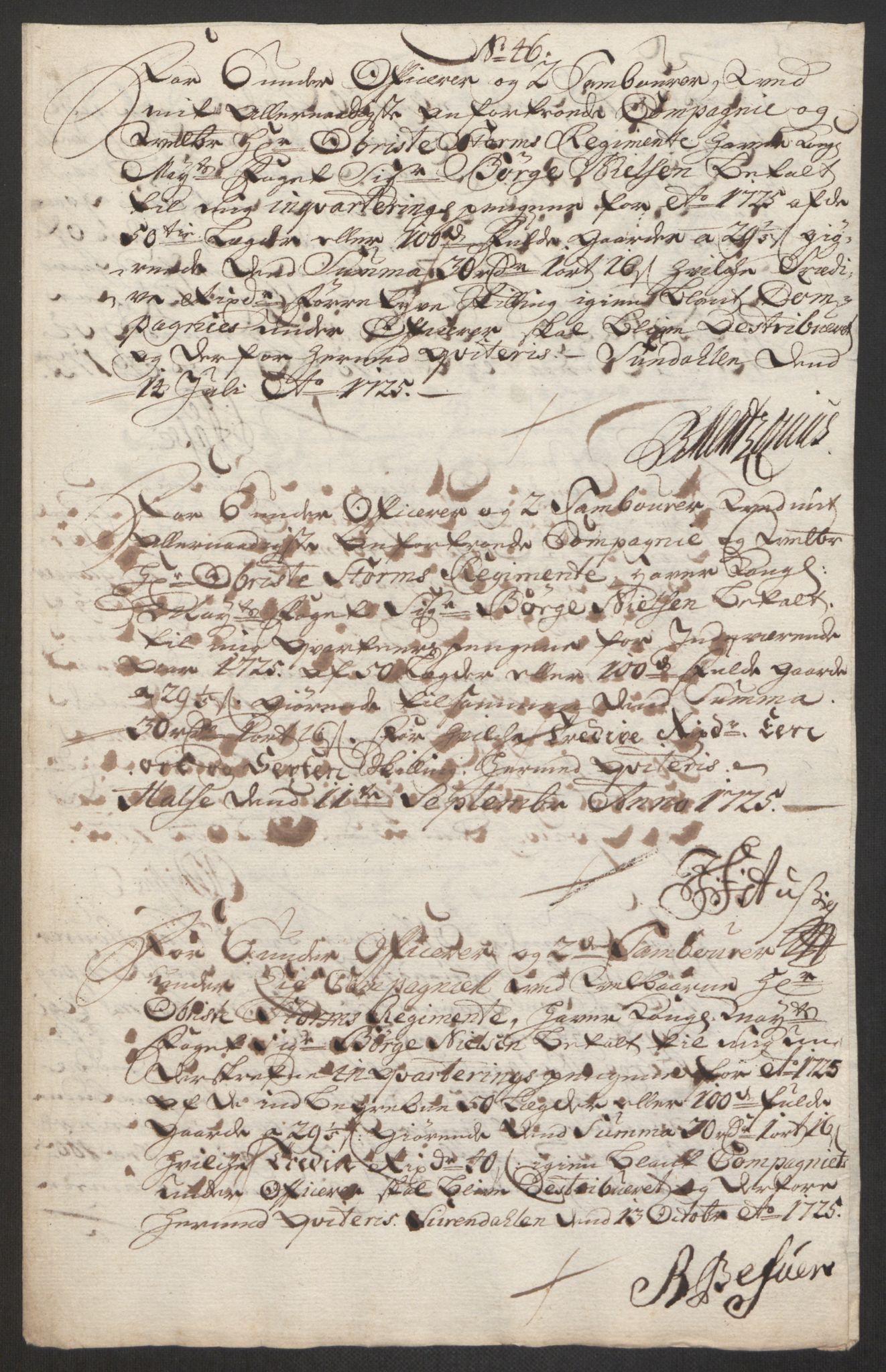 Rentekammeret inntil 1814, Reviderte regnskaper, Fogderegnskap, AV/RA-EA-4092/R56/L3758: Fogderegnskap Nordmøre, 1725, p. 288