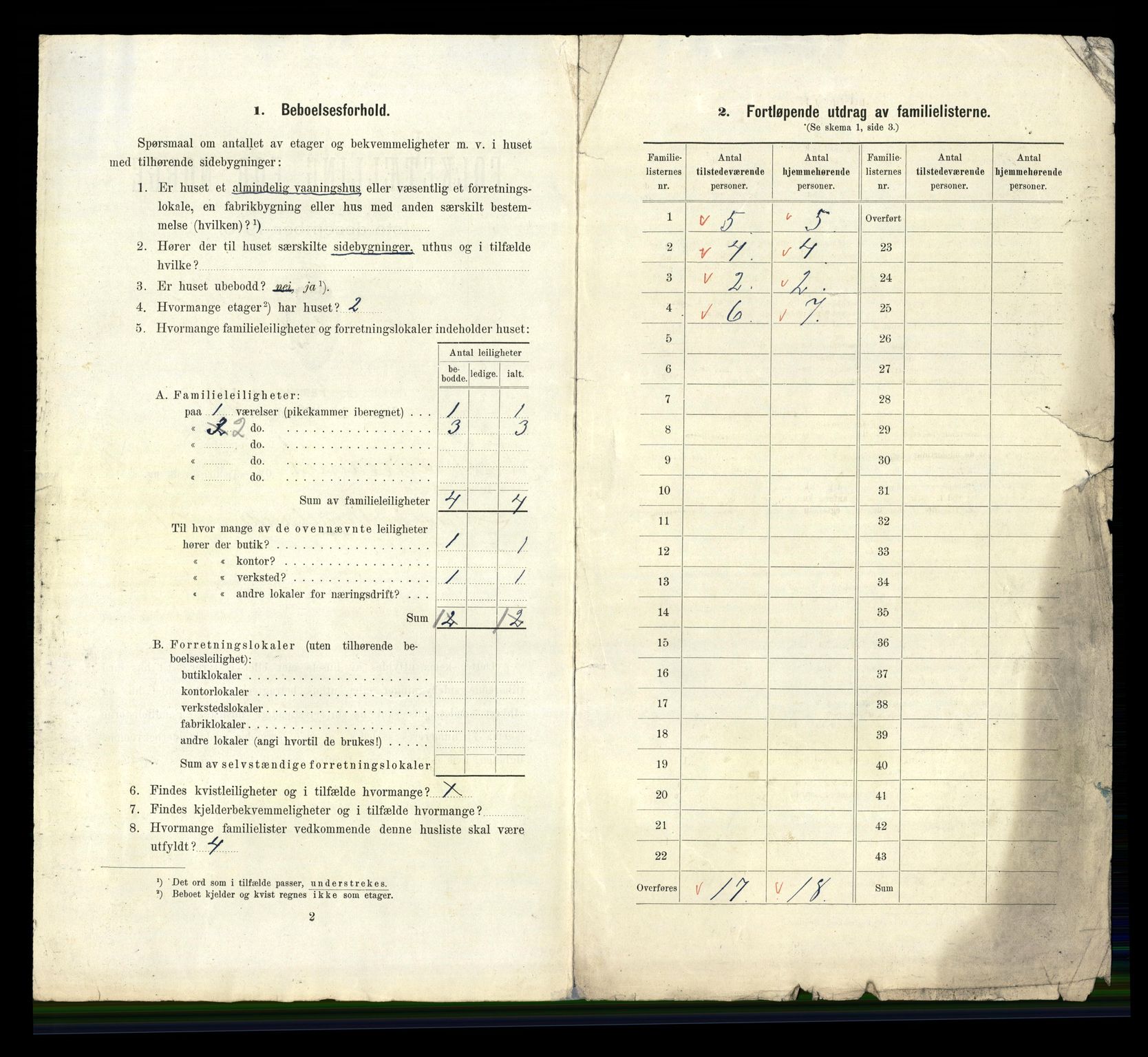 RA, 1910 census for Kristiansand, 1910, p. 4093