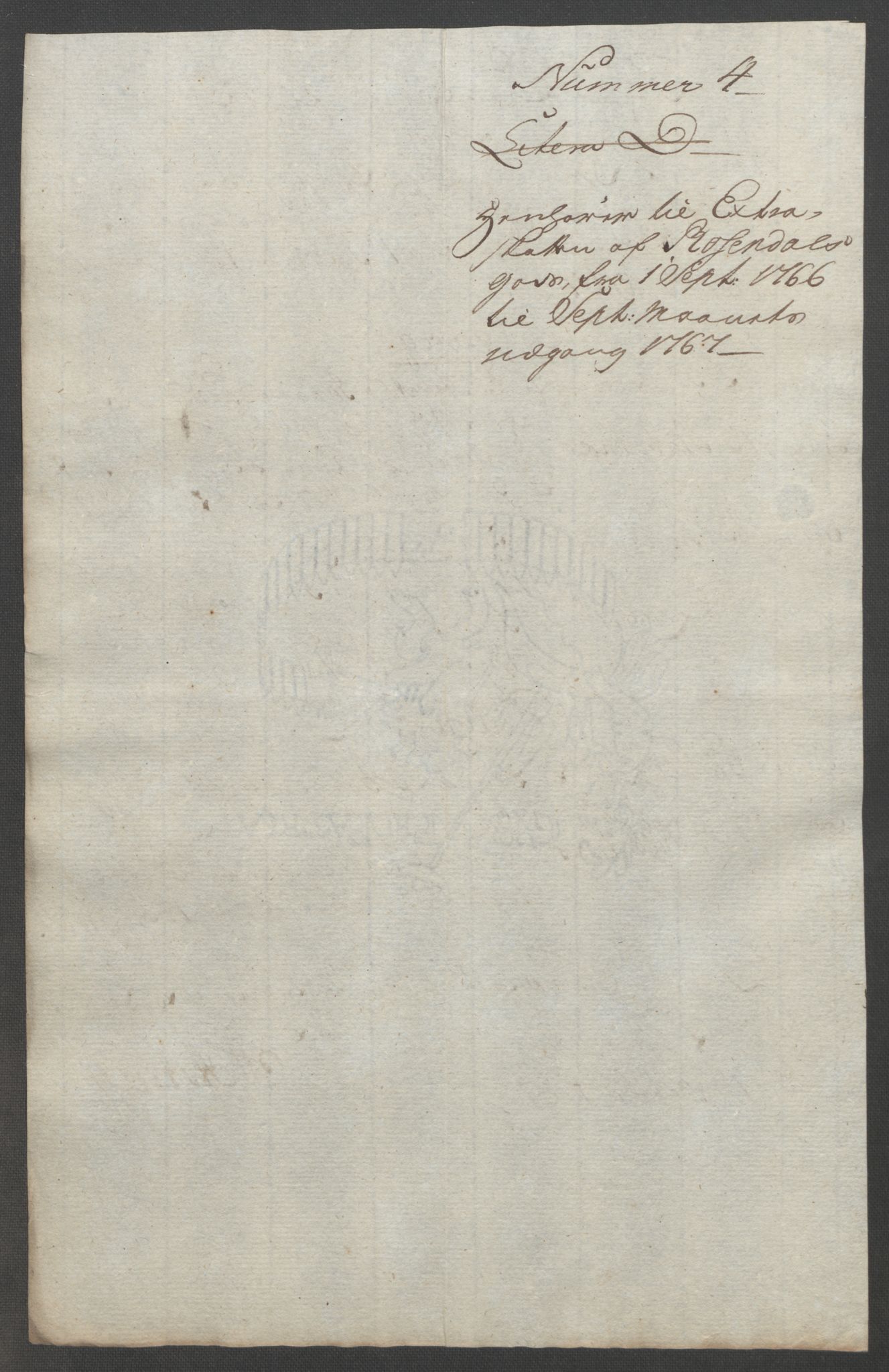 Rentekammeret inntil 1814, Reviderte regnskaper, Fogderegnskap, AV/RA-EA-4092/R49/L3157: Ekstraskatten Rosendal Baroni, 1762-1772, p. 187