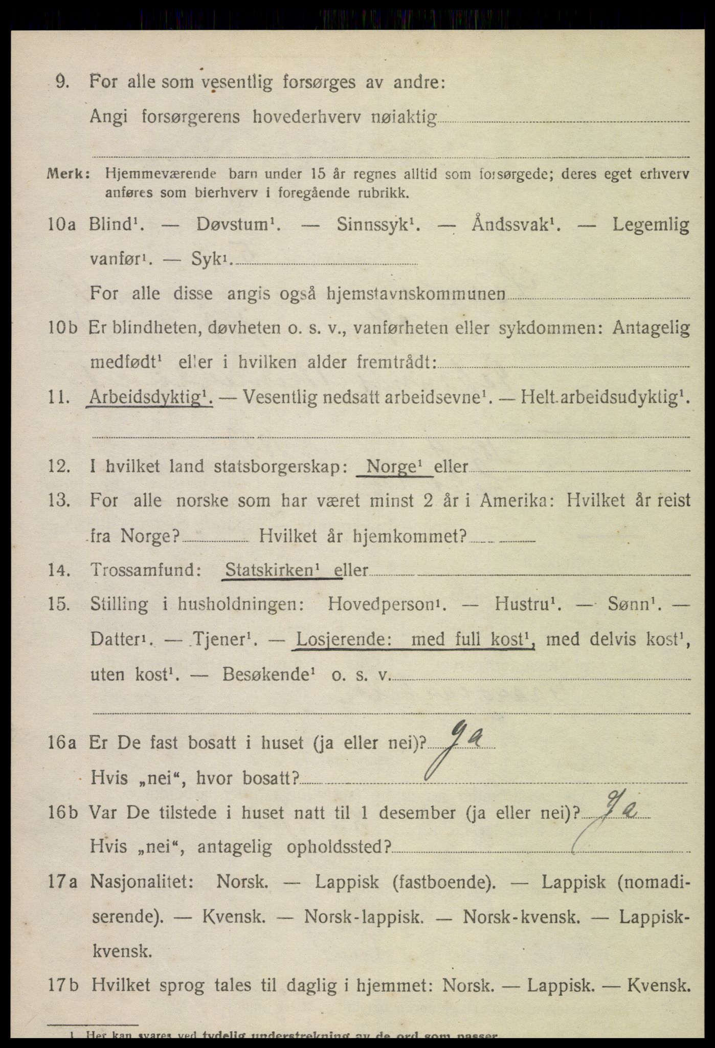 SAT, 1920 census for Lånke, 1920, p. 2759