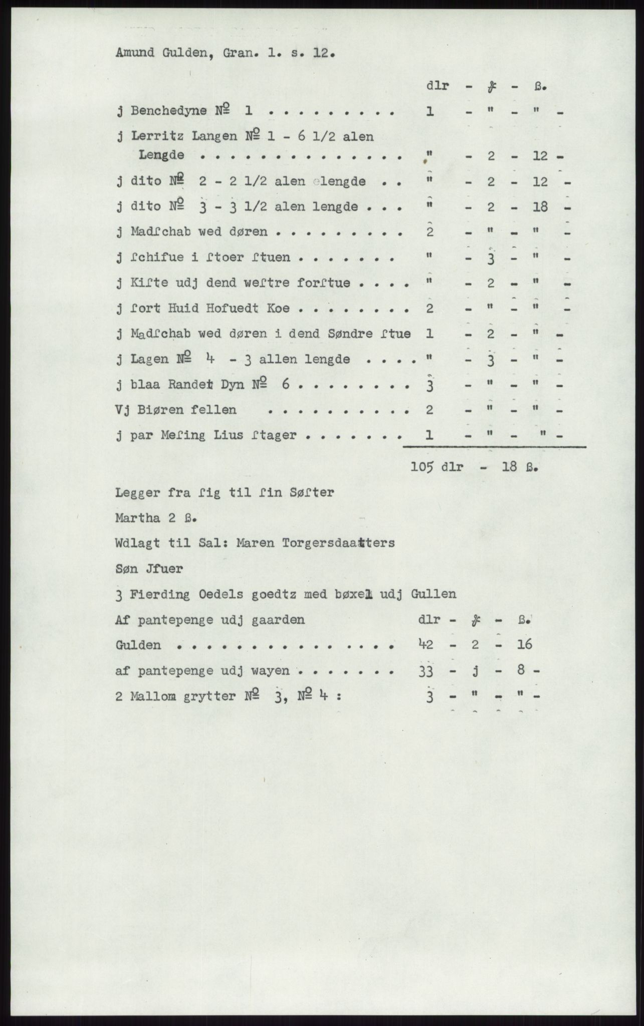 Samlinger til kildeutgivelse, Diplomavskriftsamlingen, AV/RA-EA-4053/H/Ha, p. 2384