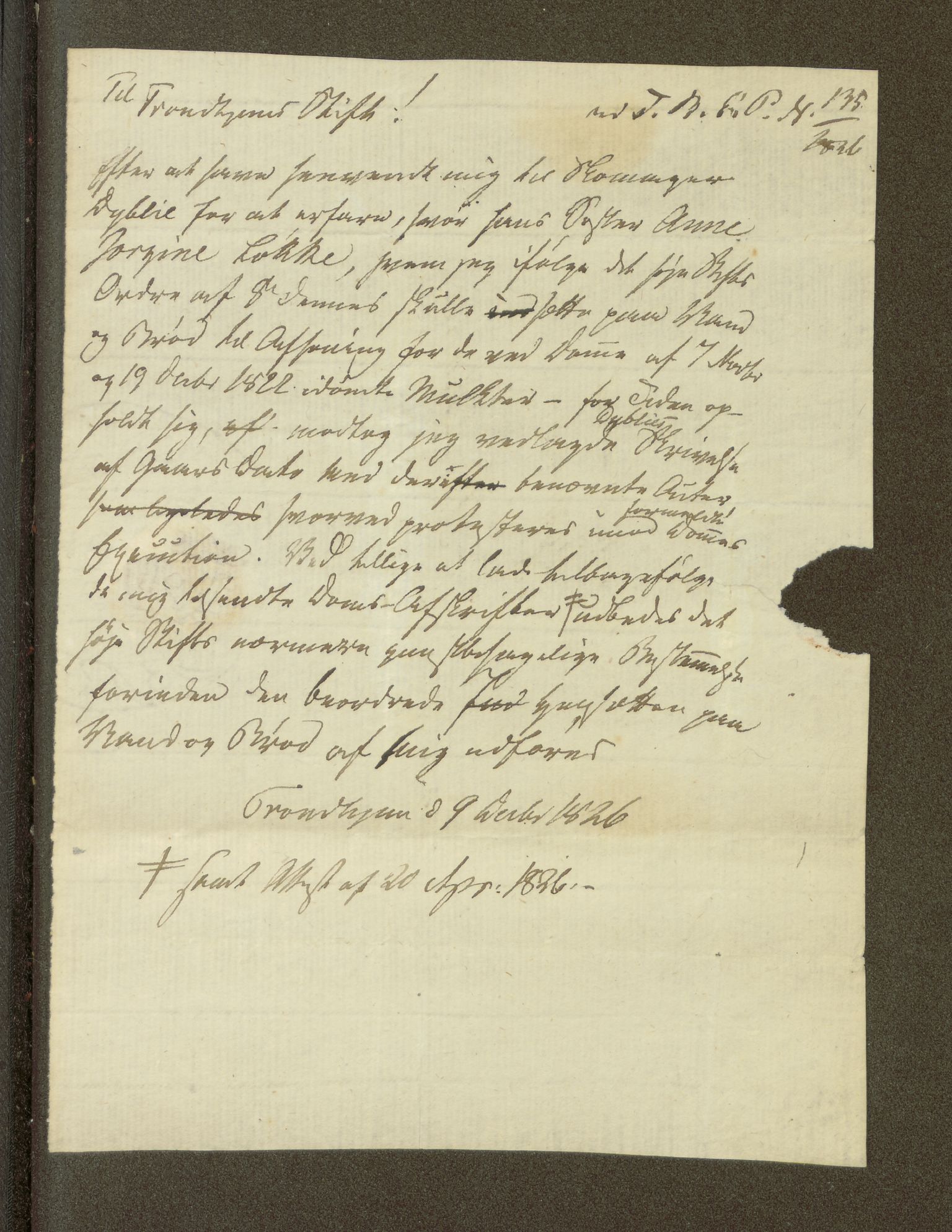 Trondheim byfogd, AV/SAT-A-0003/1/7/7Ca/L0007: Journalsaker, 1826-1828, p. 378