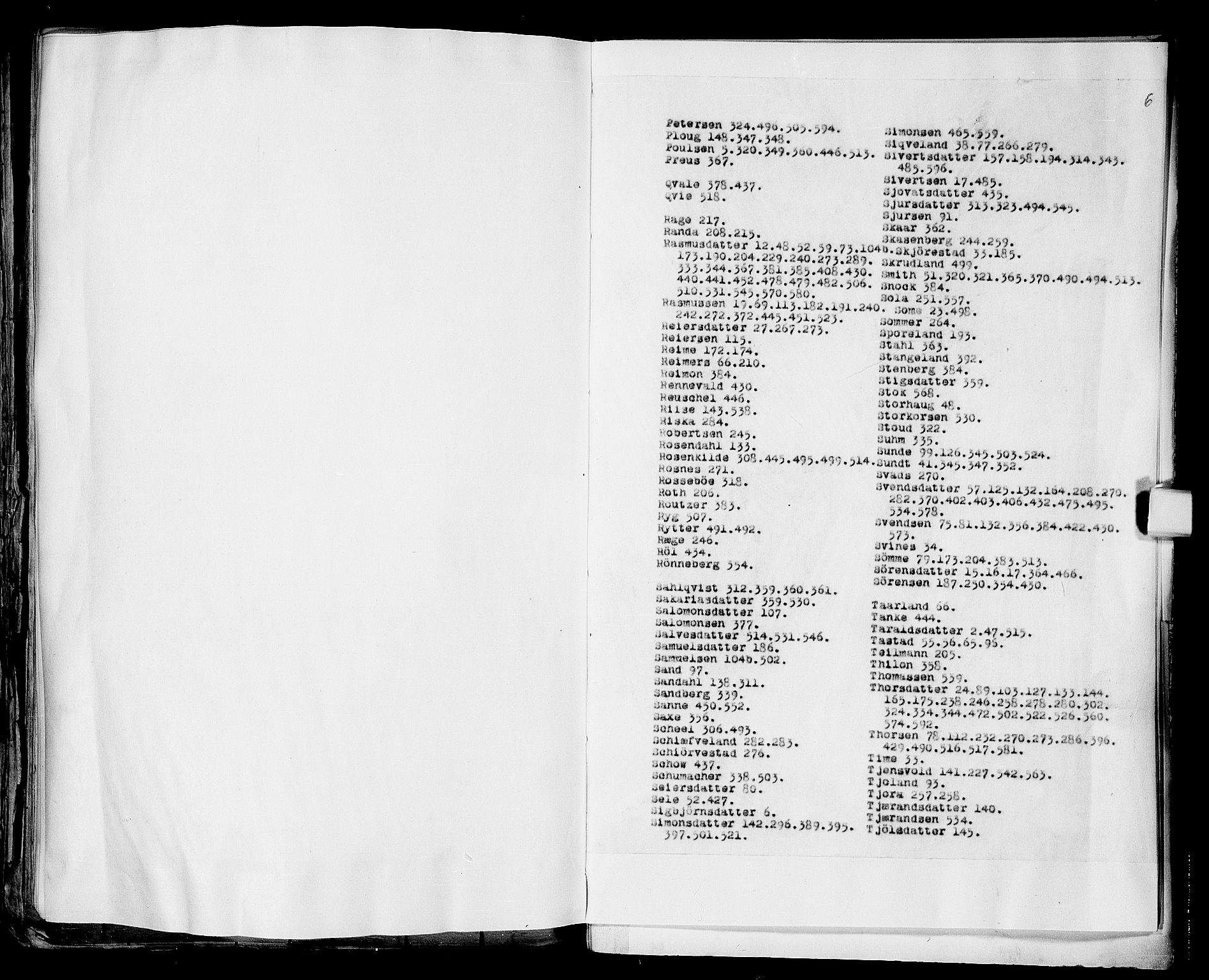 RA, 1801 census for 1103P Stavanger, 1801, p. 6