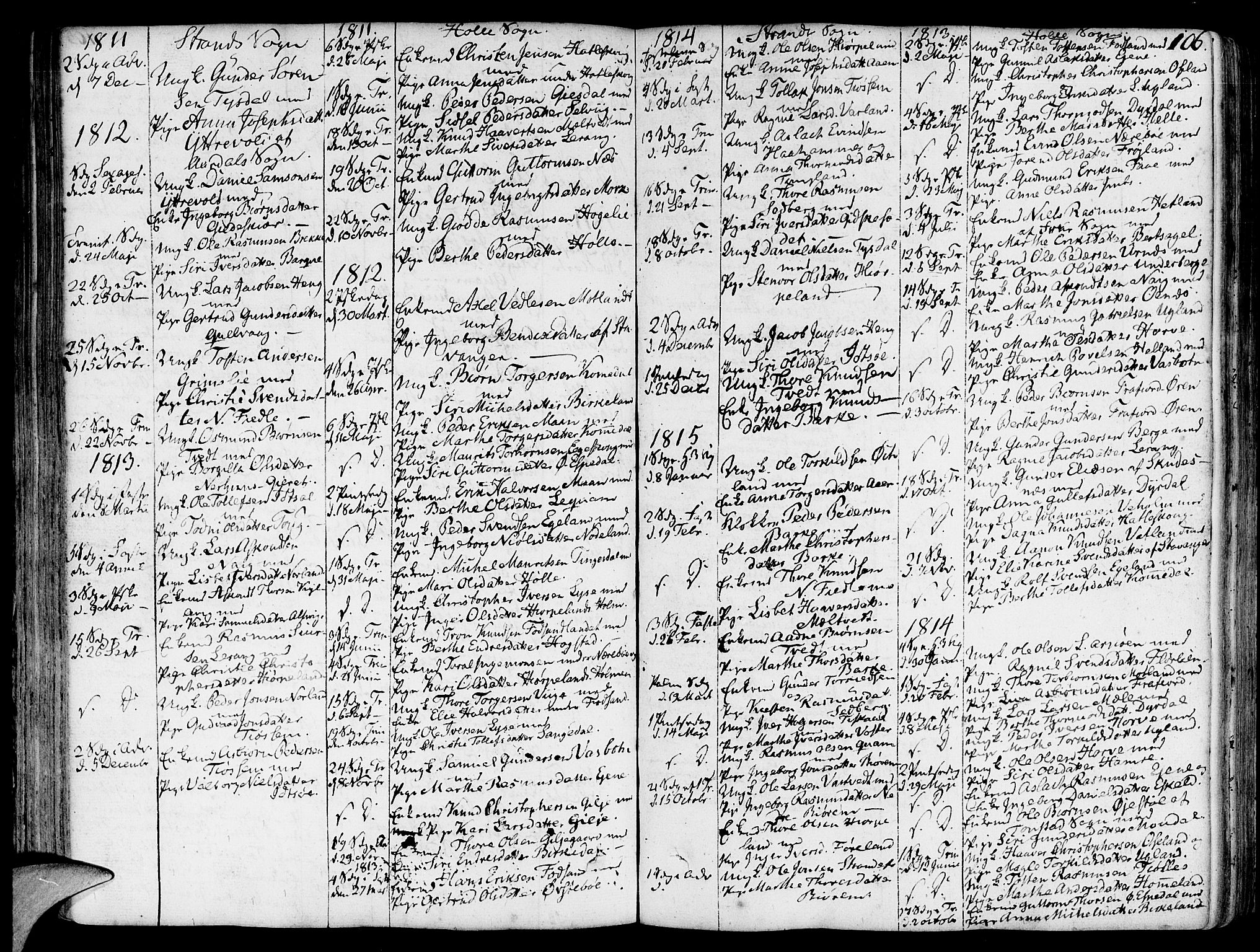 Strand sokneprestkontor, SAST/A-101828/H/Ha/Haa/L0003: Parish register (official) no. A 3, 1769-1816, p. 106