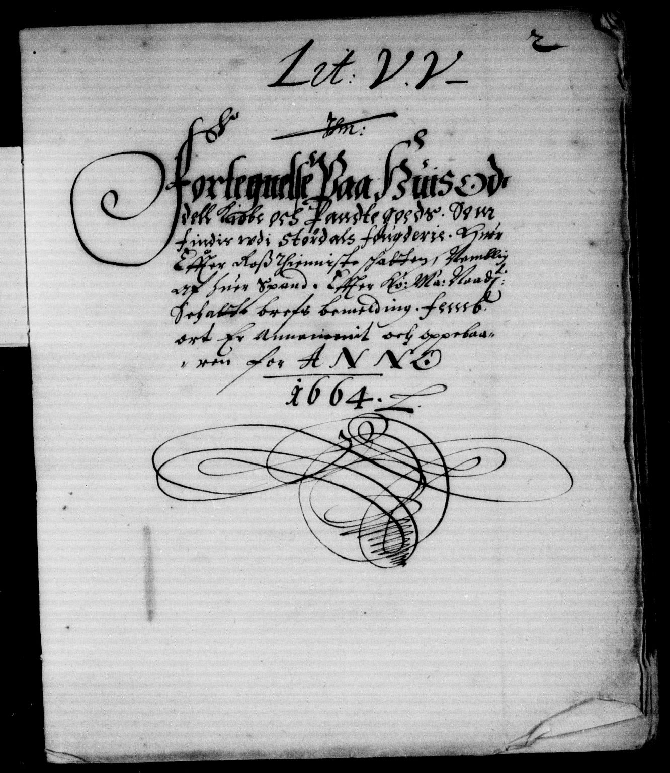 Rentekammeret inntil 1814, Reviderte regnskaper, Stiftamtstueregnskaper, Trondheim stiftamt og Nordland amt, AV/RA-EA-6044/R/Rd/L0010: Trondheim stiftamt, 1664