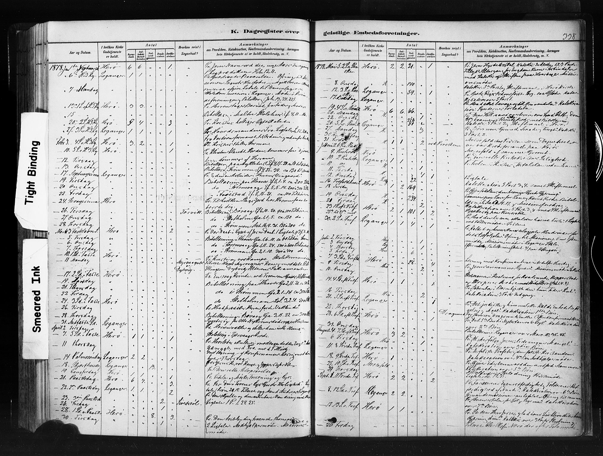 Ministerialprotokoller, klokkerbøker og fødselsregistre - Møre og Romsdal, SAT/A-1454/507/L0073: Parish register (official) no. 507A08, 1878-1904, p. 338