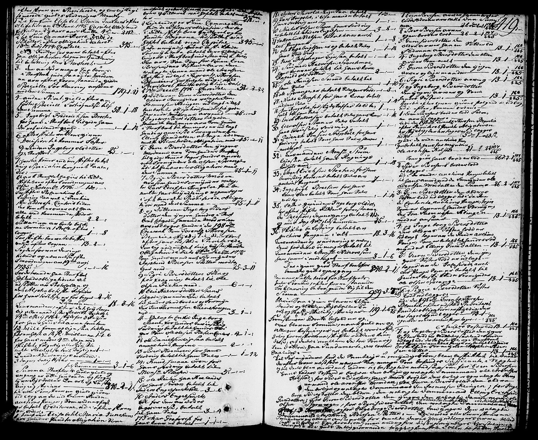 Orkdal sorenskriveri, SAT/A-4169/1/3/3Aa/L0007: Skifteprotokoller, 1767-1782, p. 418b-419a