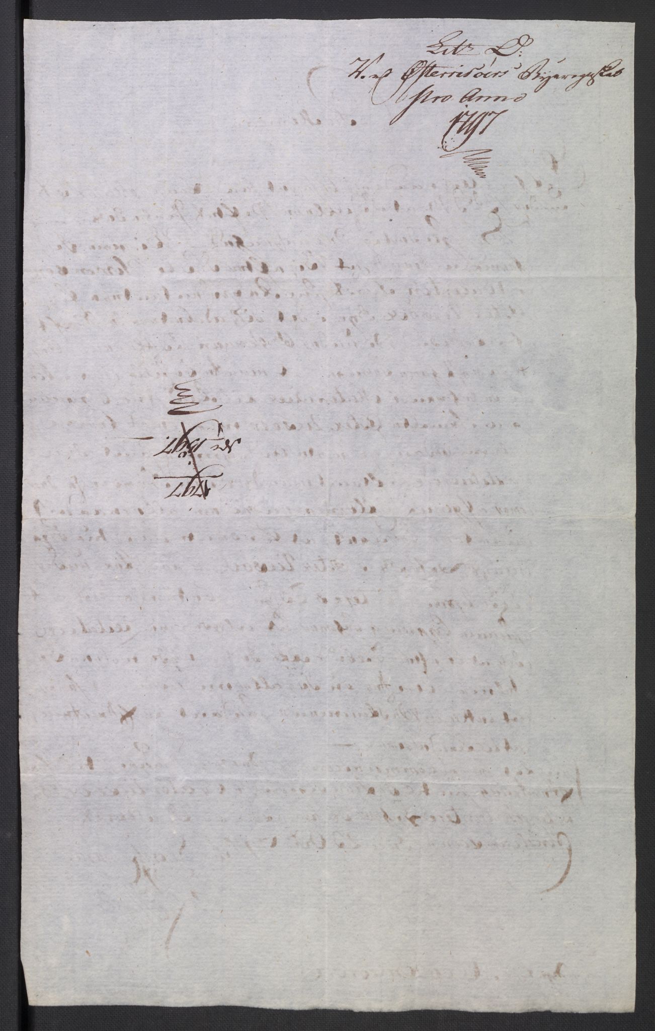 Danske Kanselli 1800-1814, AV/RA-EA-3024/K/Kk/Kka/Kkac/L0235: Kjøpstadregnskap Øster Risør, 1796-1800, p. 143
