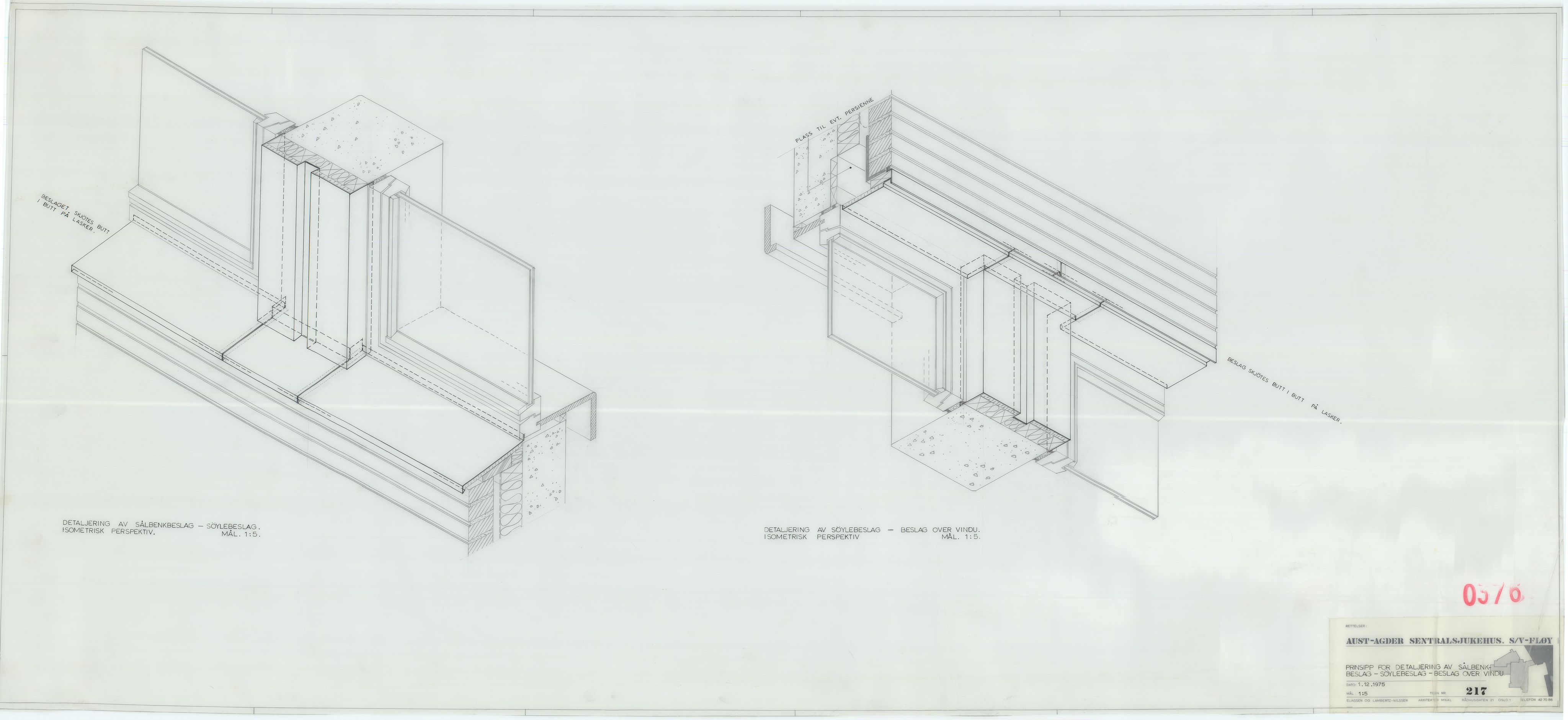 Eliassen og Lambertz-Nilssen Arkitekter, AAKS/PA-2983/T/T03/L0004: Tegningskogger 376, 1974-1978, p. 18
