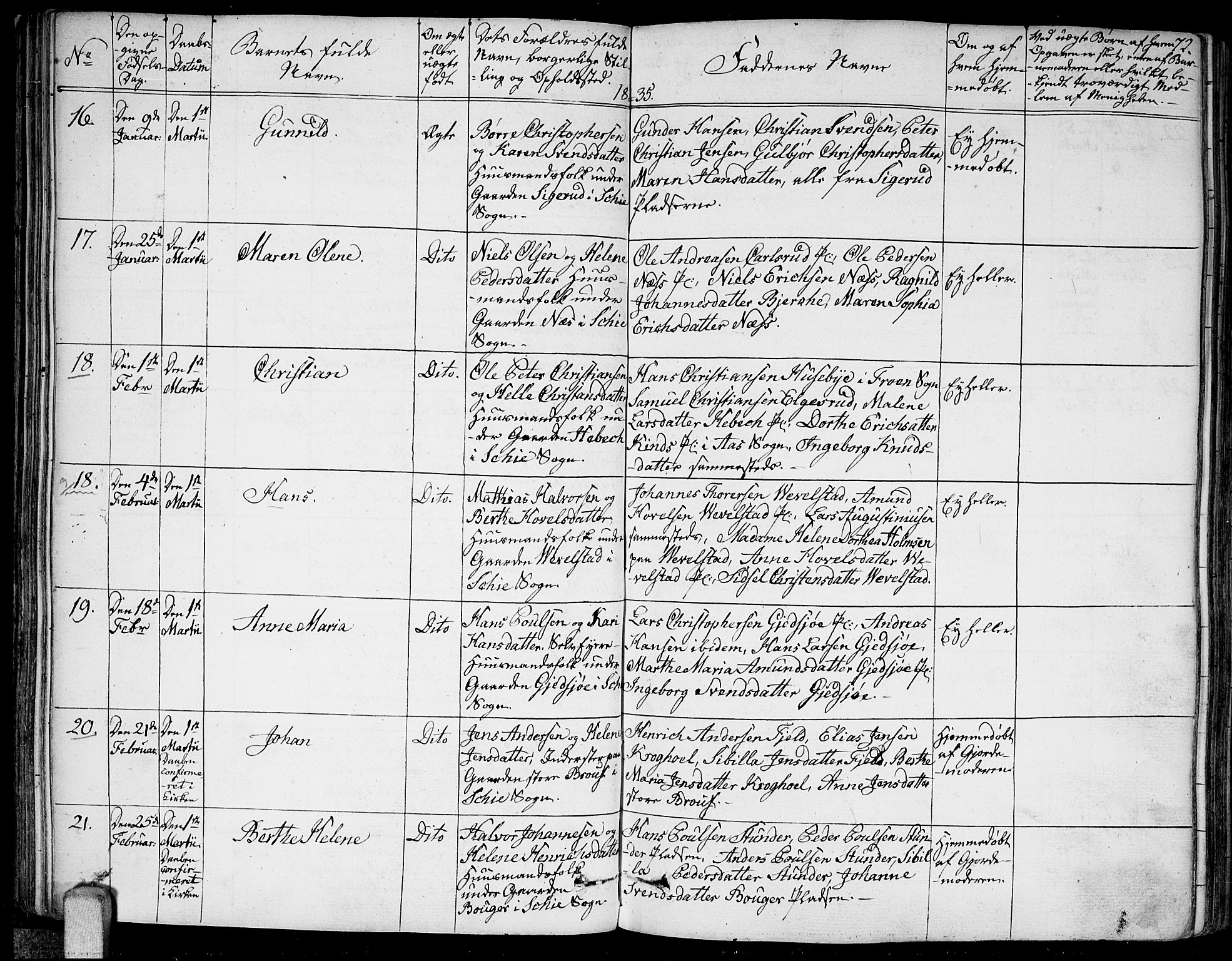 Kråkstad prestekontor Kirkebøker, SAO/A-10125a/F/Fa/L0004: Parish register (official) no. I 4, 1825-1837, p. 72