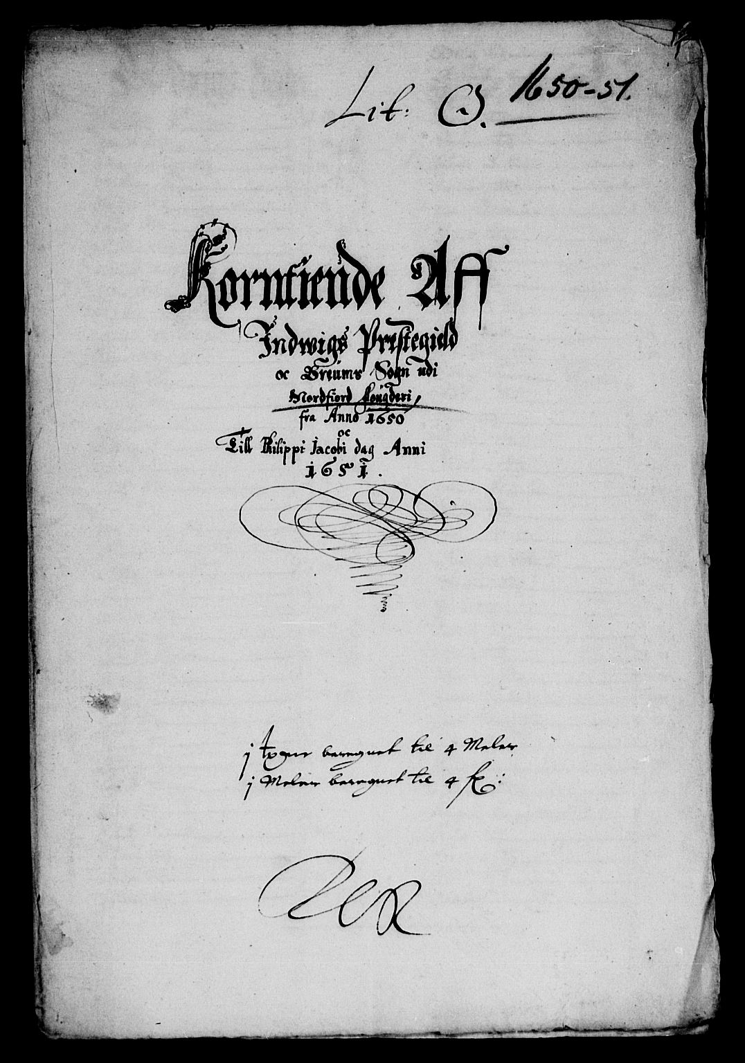Rentekammeret inntil 1814, Reviderte regnskaper, Lensregnskaper, AV/RA-EA-5023/R/Rb/Rbt/L0117: Bergenhus len, 1650-1651
