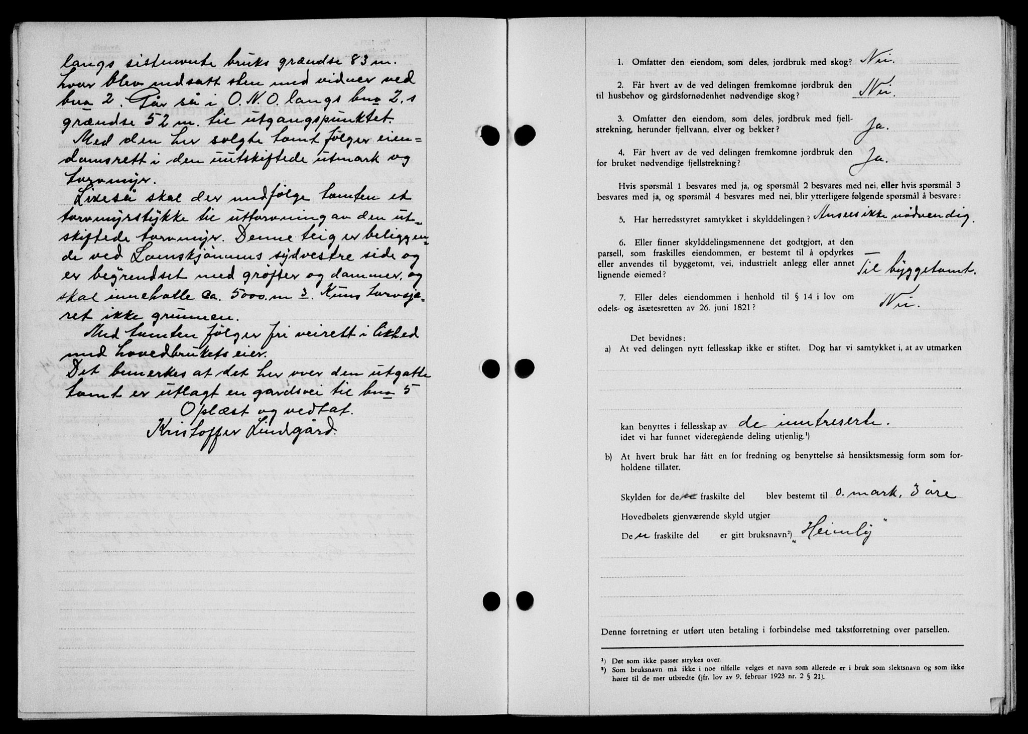 Lofoten sorenskriveri, SAT/A-0017/1/2/2C/L0003a: Mortgage book no. 3a, 1937-1938, Diary no: : 2397/1937