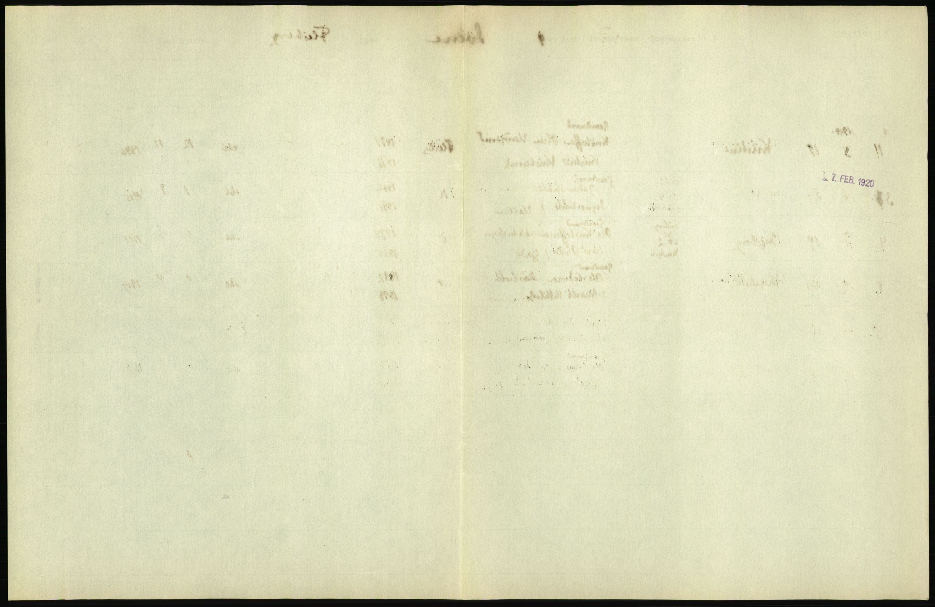 Statistisk sentralbyrå, Sosiodemografiske emner, Befolkning, RA/S-2228/D/Df/Dfb/Dfbi/L0016: Buskerud fylke: Levendefødte menn og kvinner. Bygder., 1919, p. 47