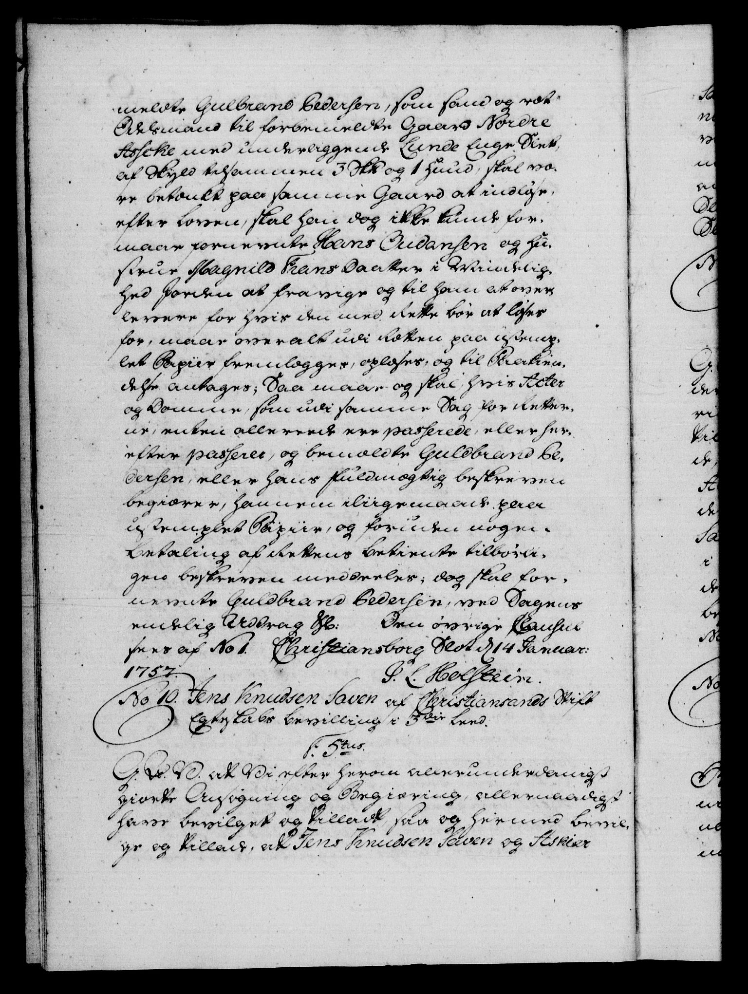 Danske Kanselli 1572-1799, AV/RA-EA-3023/F/Fc/Fca/Fcaa/L0040: Norske registre, 1757-1759, p. 6b