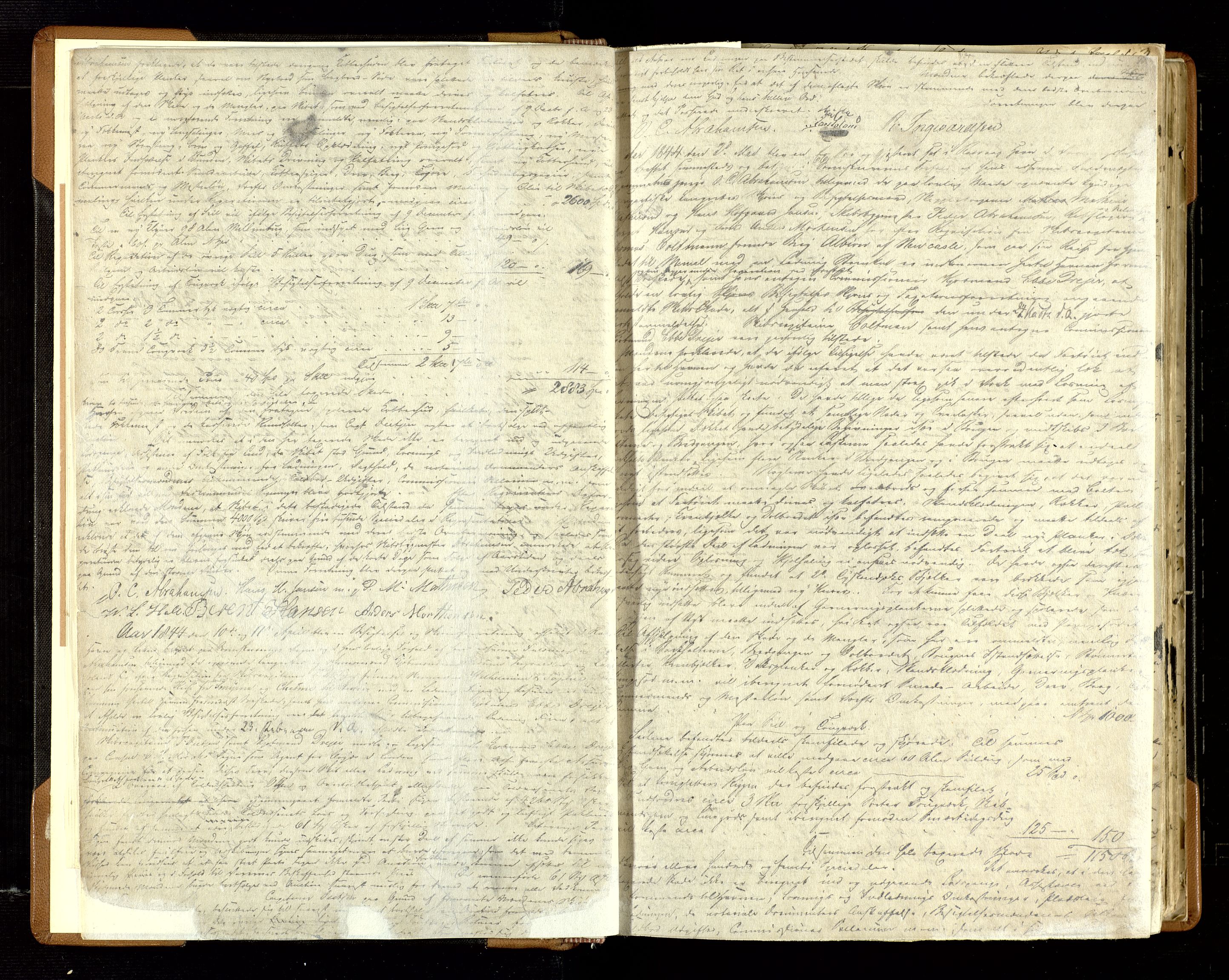 Flekkefjord sorenskriveri, AV/SAK-1221-0001/F/Fb/L0006: Ekstrarettsprotokoll nr. 7, 1844-1867, p. 2