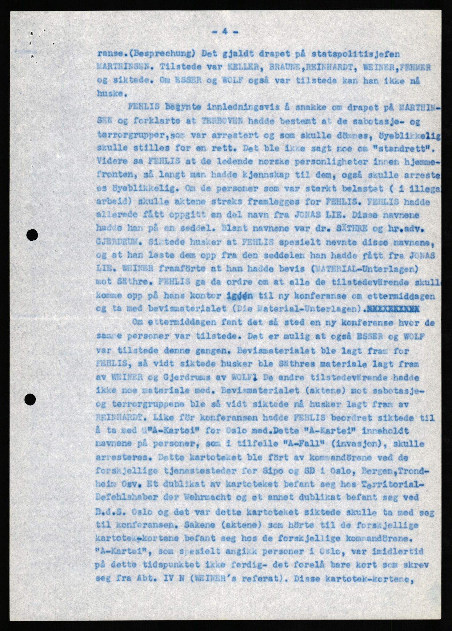 Forsvaret, Forsvarets overkommando II, AV/RA-RAFA-3915/D/Db/L0024: CI Questionaires. Tyske okkupasjonsstyrker i Norge. Tyskere., 1945-1946, p. 322