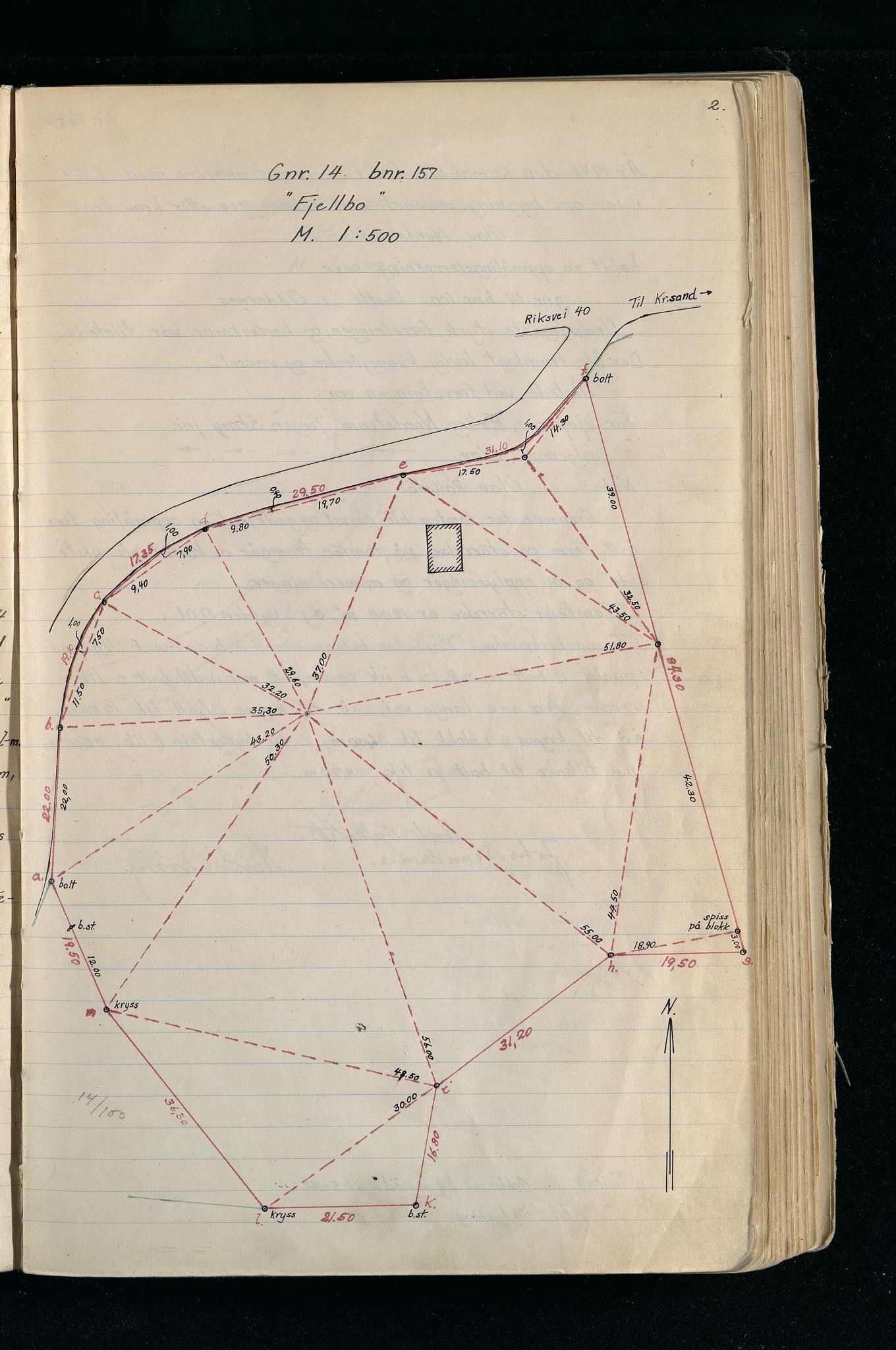 Oddernes kommune - Oppmålingsvesenet, ARKSOR/1001OD773/Ia/L0006: Oppmålingsprotokoll nr.6 (d), 1948-1949