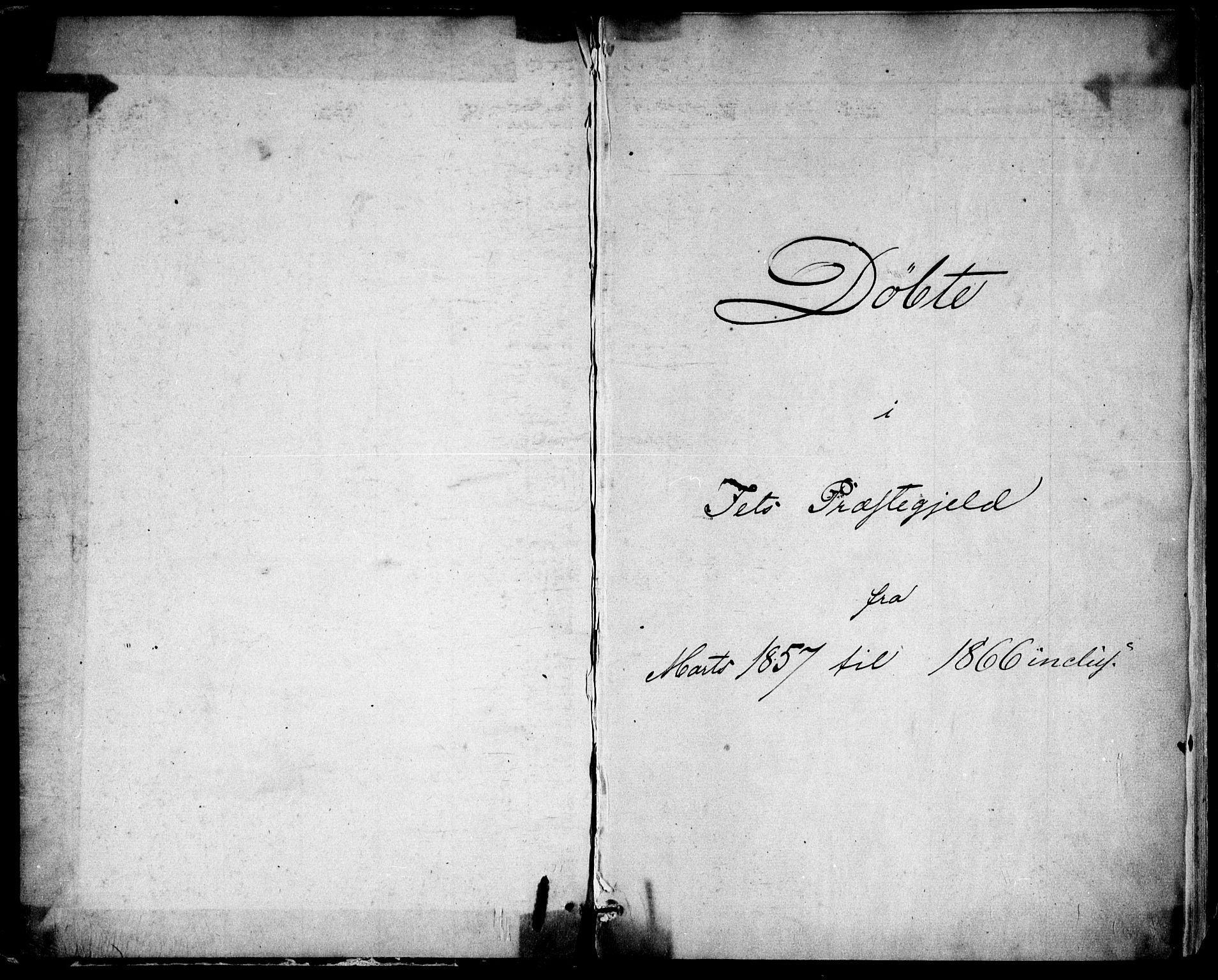 Fet prestekontor Kirkebøker, SAO/A-10370a/F/Fa/L0011: Parish register (official) no. I 11, 1857-1866