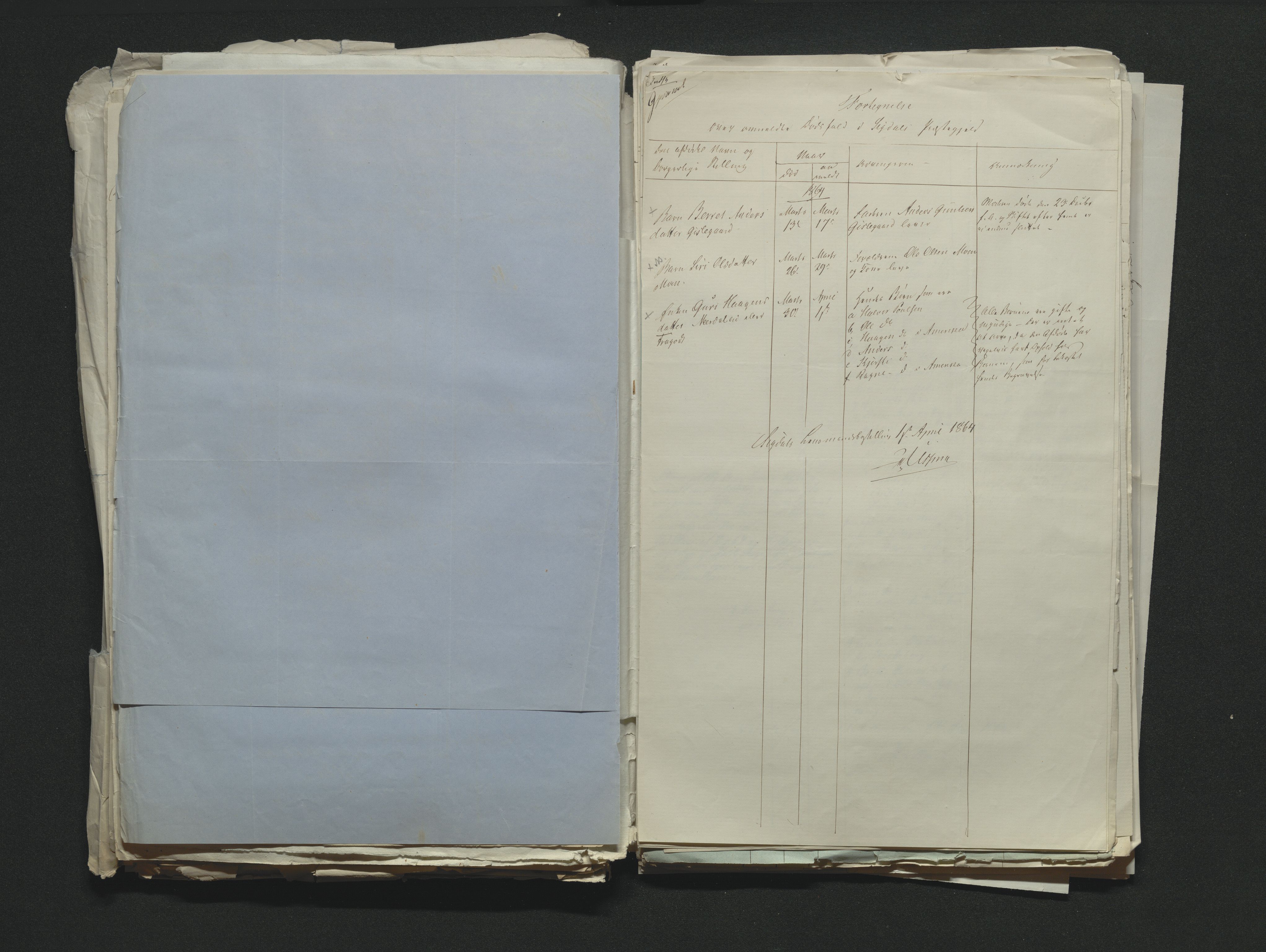 Eiker, Modum og Sigdal sorenskriveri, AV/SAKO-A-123/H/Ha/Hab/L0011: Dødsfallsmeldinger, 1862-1865, p. 438