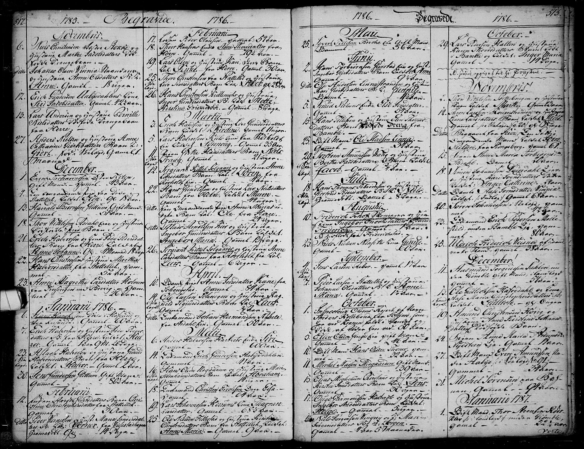 Bamble kirkebøker, SAKO/A-253/F/Fa/L0002: Parish register (official) no. I 2, 1775-1814, p. 512-513