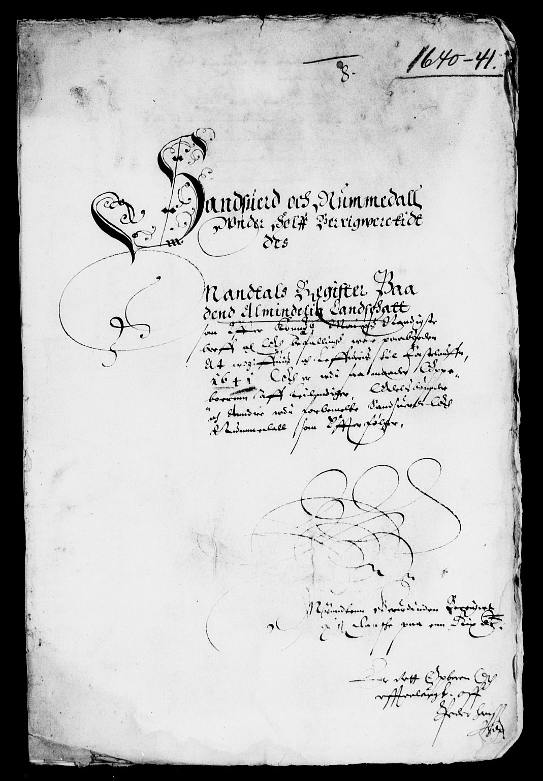 Rentekammeret inntil 1814, Reviderte regnskaper, Lensregnskaper, AV/RA-EA-5023/R/Rb/Rbn/L0002: Numedal og Sandsvær len, 1638-1643