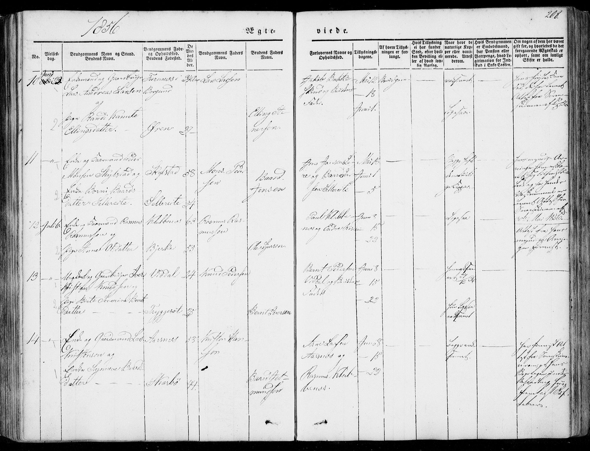 Ministerialprotokoller, klokkerbøker og fødselsregistre - Møre og Romsdal, AV/SAT-A-1454/515/L0209: Parish register (official) no. 515A05, 1847-1868, p. 208