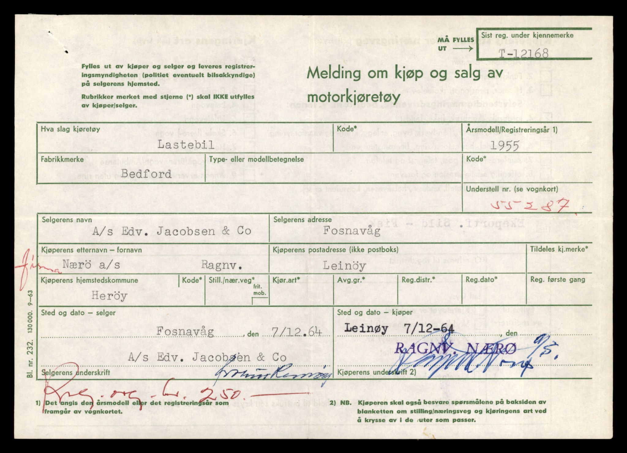 Møre og Romsdal vegkontor - Ålesund trafikkstasjon, AV/SAT-A-4099/F/Fe/L0035: Registreringskort for kjøretøy T 12653 - T 12829, 1927-1998, p. 731