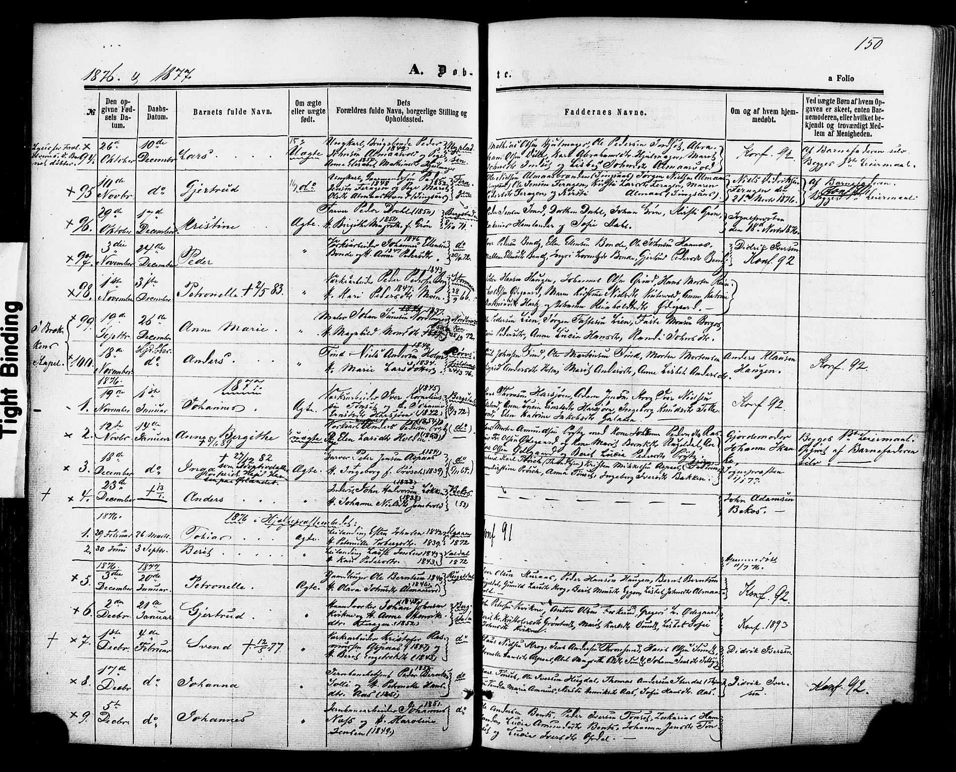 Ministerialprotokoller, klokkerbøker og fødselsregistre - Sør-Trøndelag, SAT/A-1456/681/L0932: Parish register (official) no. 681A10, 1860-1878, p. 150
