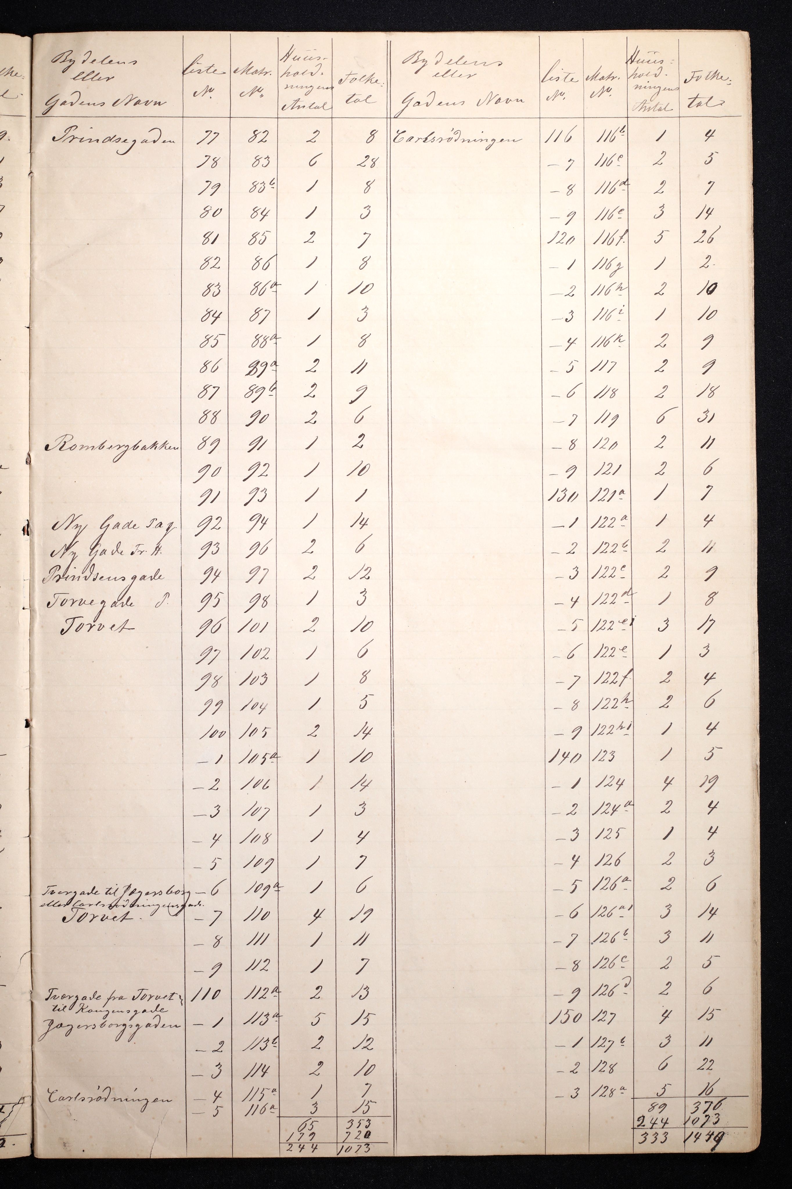 RA, 1870 census for 0707 Larvik, 1870, p. 5