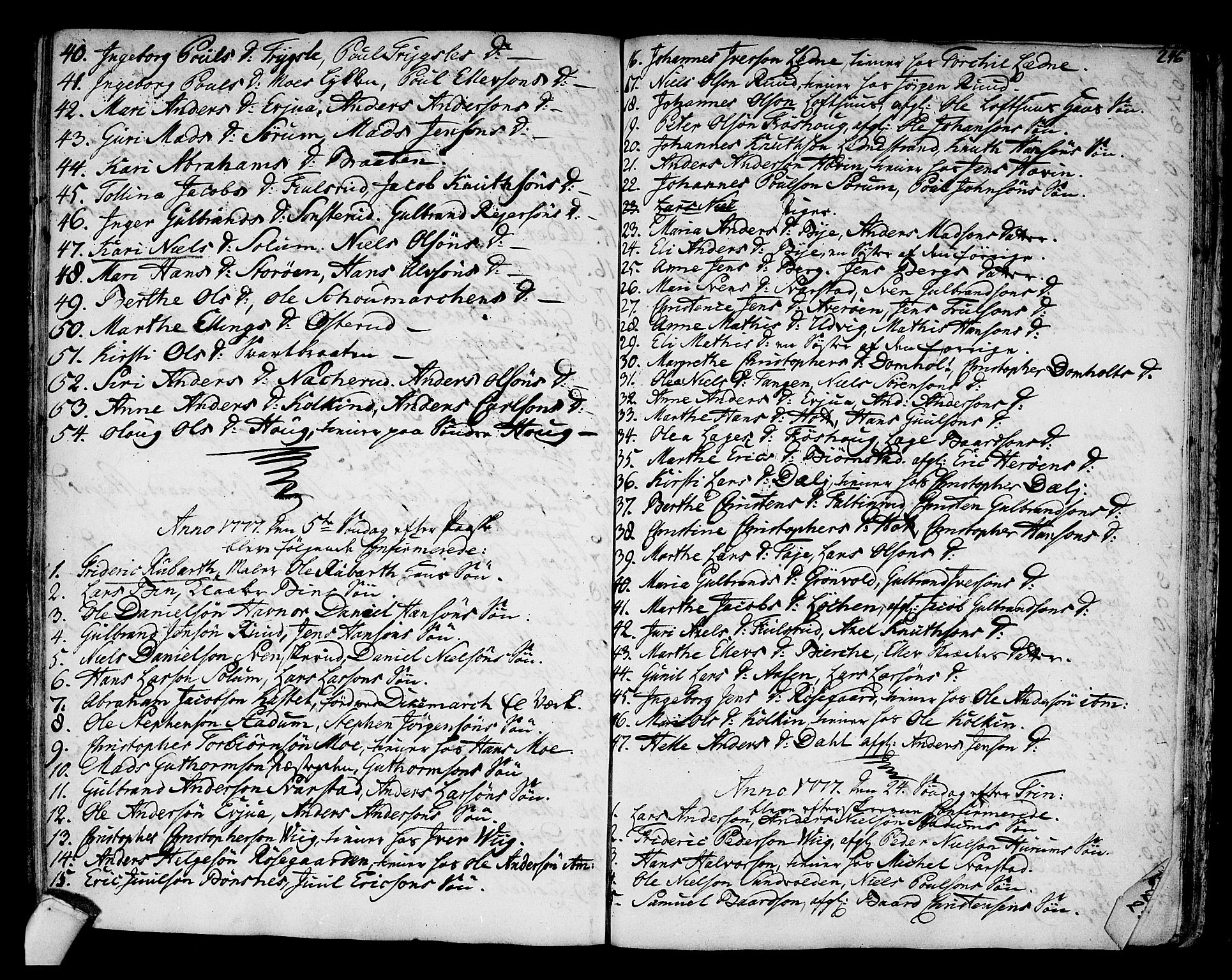 Hole kirkebøker, SAKO/A-228/F/Fa/L0002: Parish register (official) no. I 2, 1766-1814, p. 246