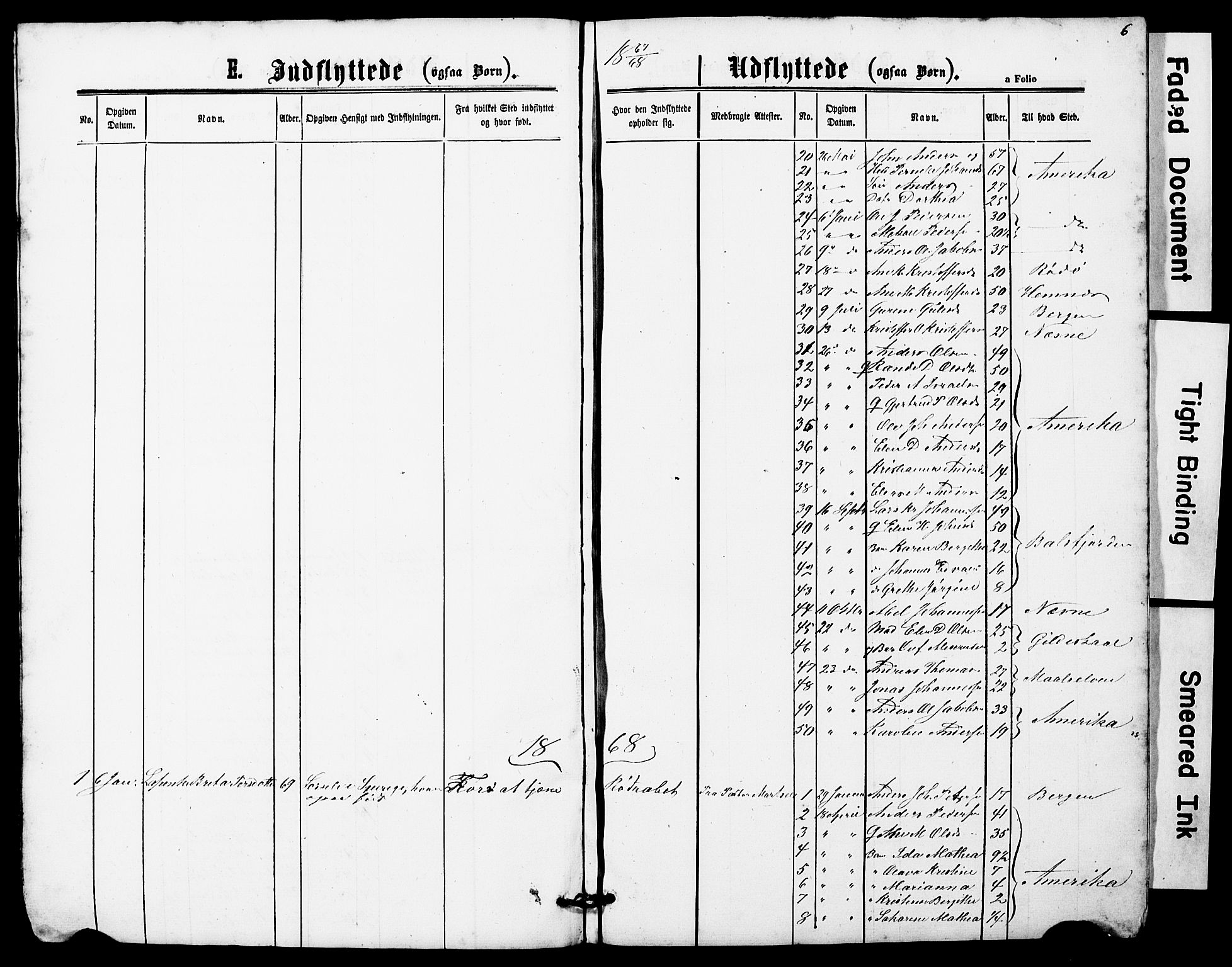 Ministerialprotokoller, klokkerbøker og fødselsregistre - Nordland, AV/SAT-A-1459/827/L0419: Parish register (copy) no. 827C08, 1864-1885, p. 6