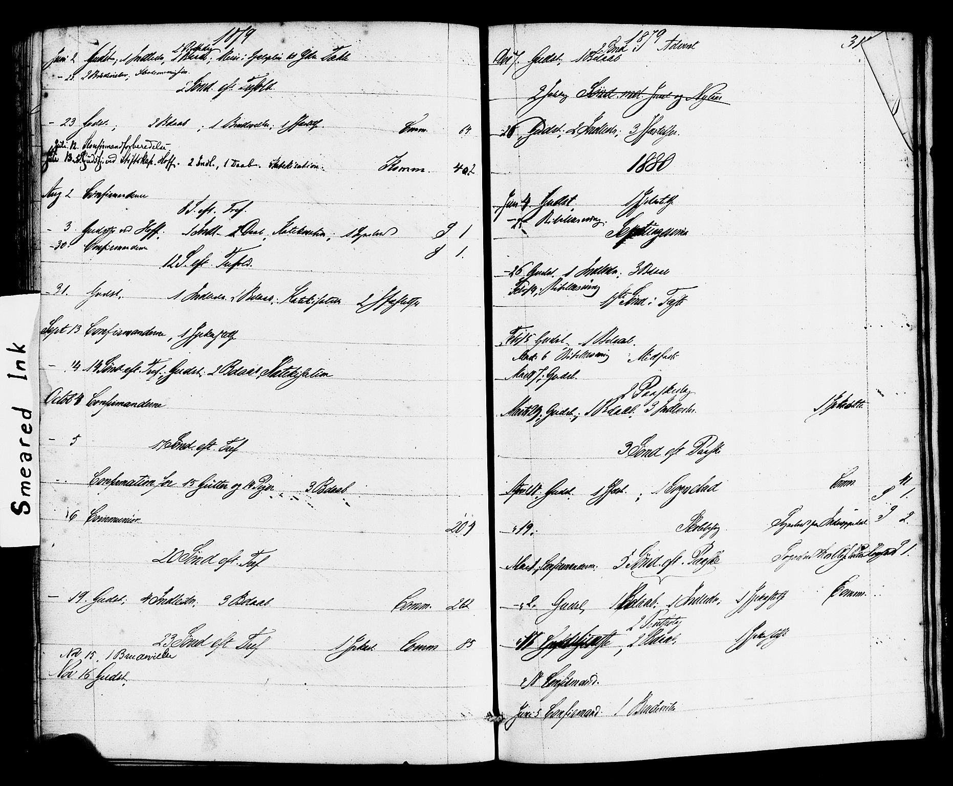 Gulen sokneprestembete, SAB/A-80201/H/Haa/Haac/L0001: Parish register (official) no. C 1, 1859-1881, p. 314