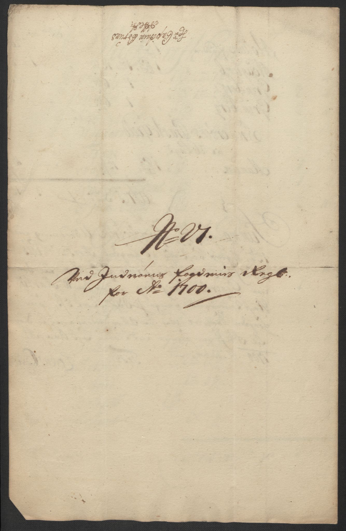 Rentekammeret inntil 1814, Reviderte regnskaper, Fogderegnskap, AV/RA-EA-4092/R63/L4311: Fogderegnskap Inderøy, 1700, p. 210