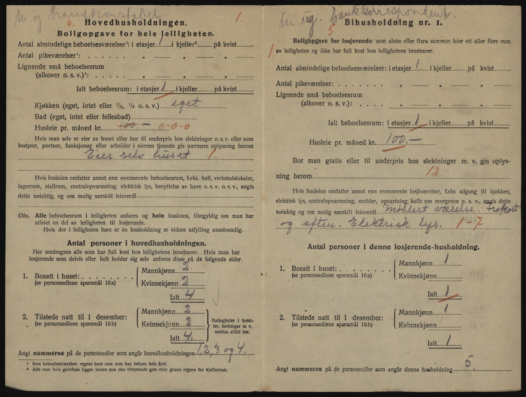 SATØ, 1920 census for Hammerfest, 1920, p. 1041