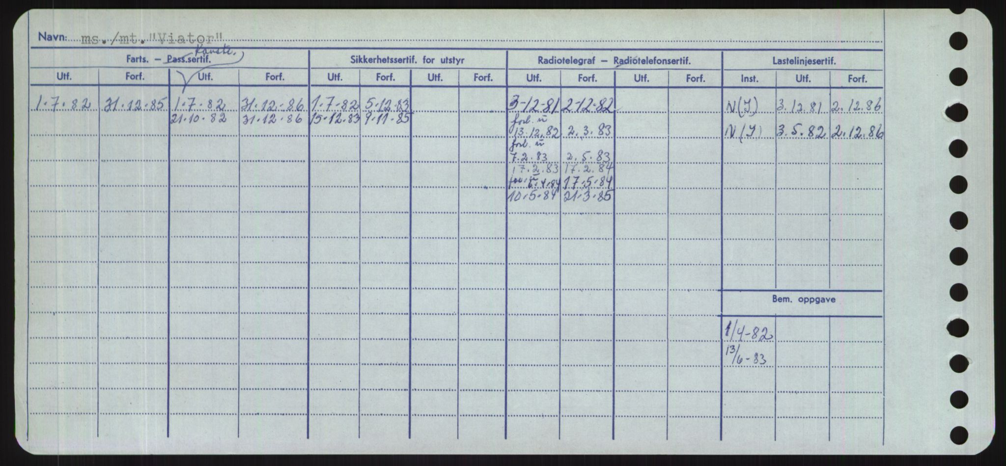 Sjøfartsdirektoratet med forløpere, Skipsmålingen, RA/S-1627/H/Hd/L0041: Fartøy, Vi-Ås, p. 4