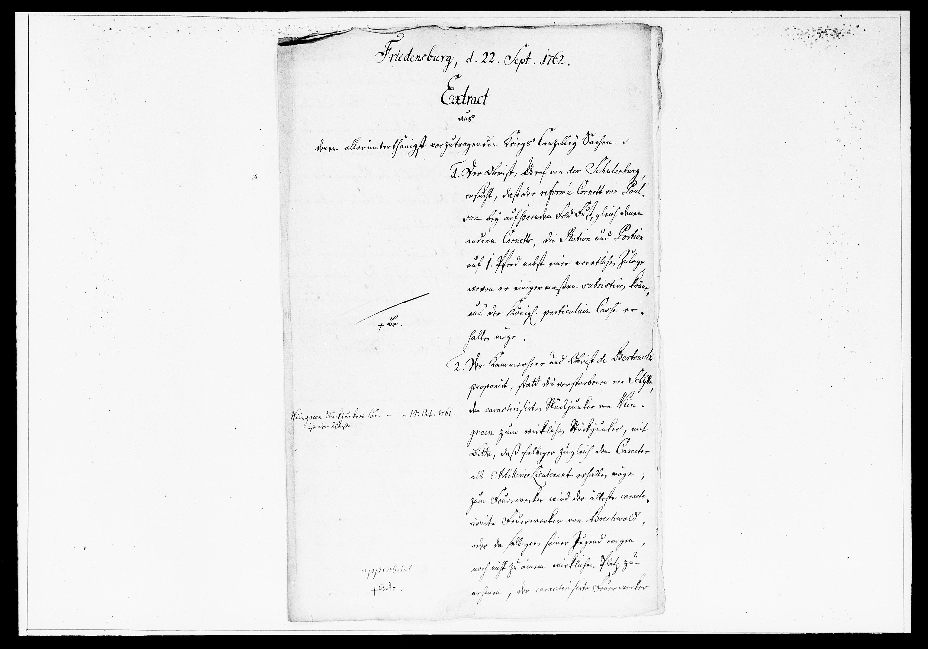 Krigskollegiet, Krigskancelliet, DRA/A-0006/-/1386-1405: Refererede sager, 1762, p. 679