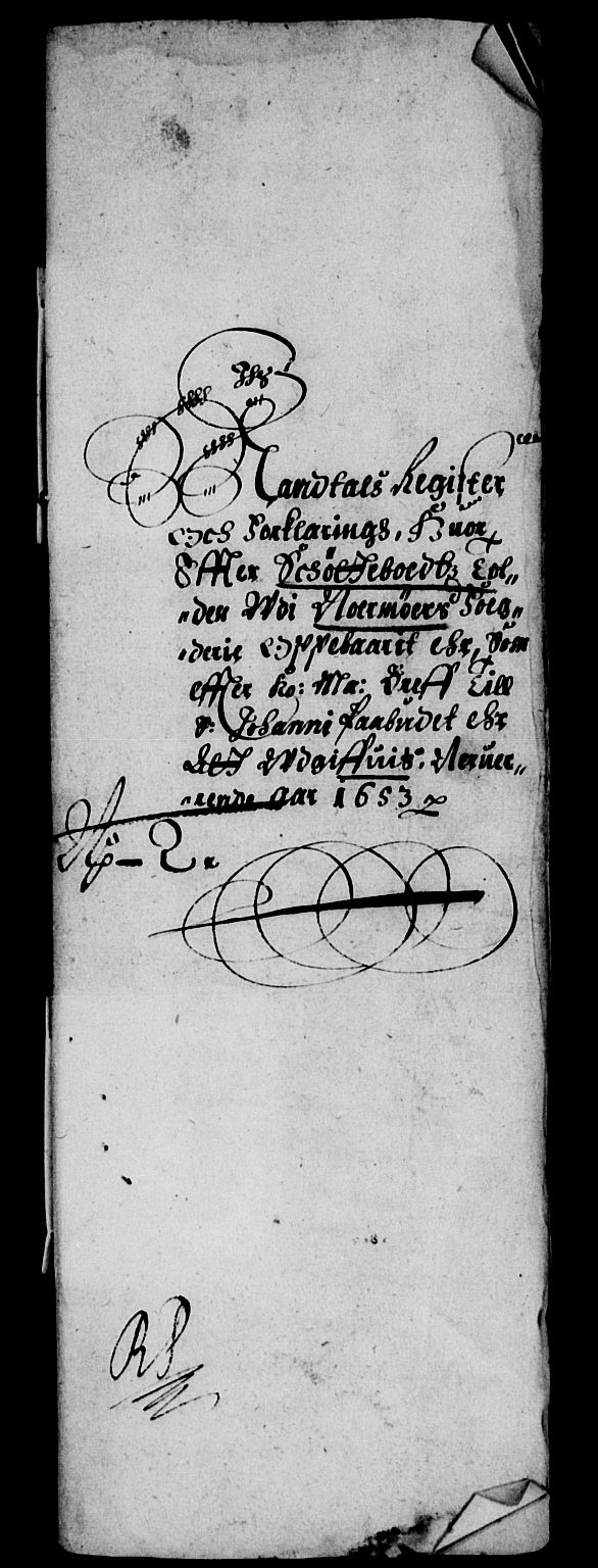 Rentekammeret inntil 1814, Reviderte regnskaper, Lensregnskaper, AV/RA-EA-5023/R/Rb/Rbw/L0114: Trondheim len, 1653-1654