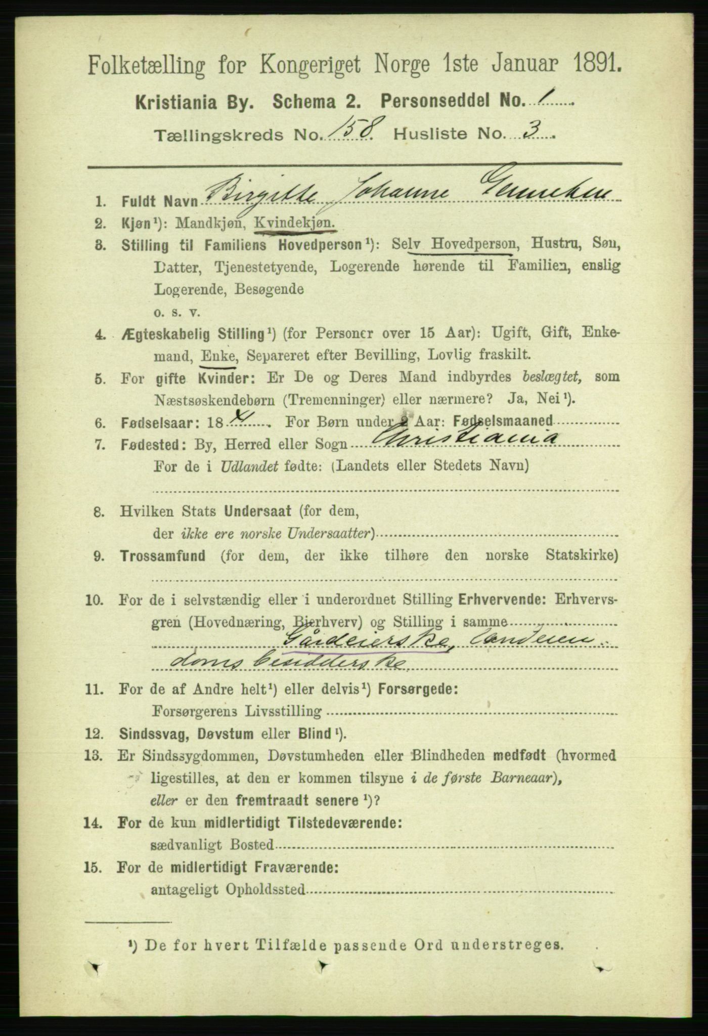 RA, 1891 census for 0301 Kristiania, 1891, p. 89668